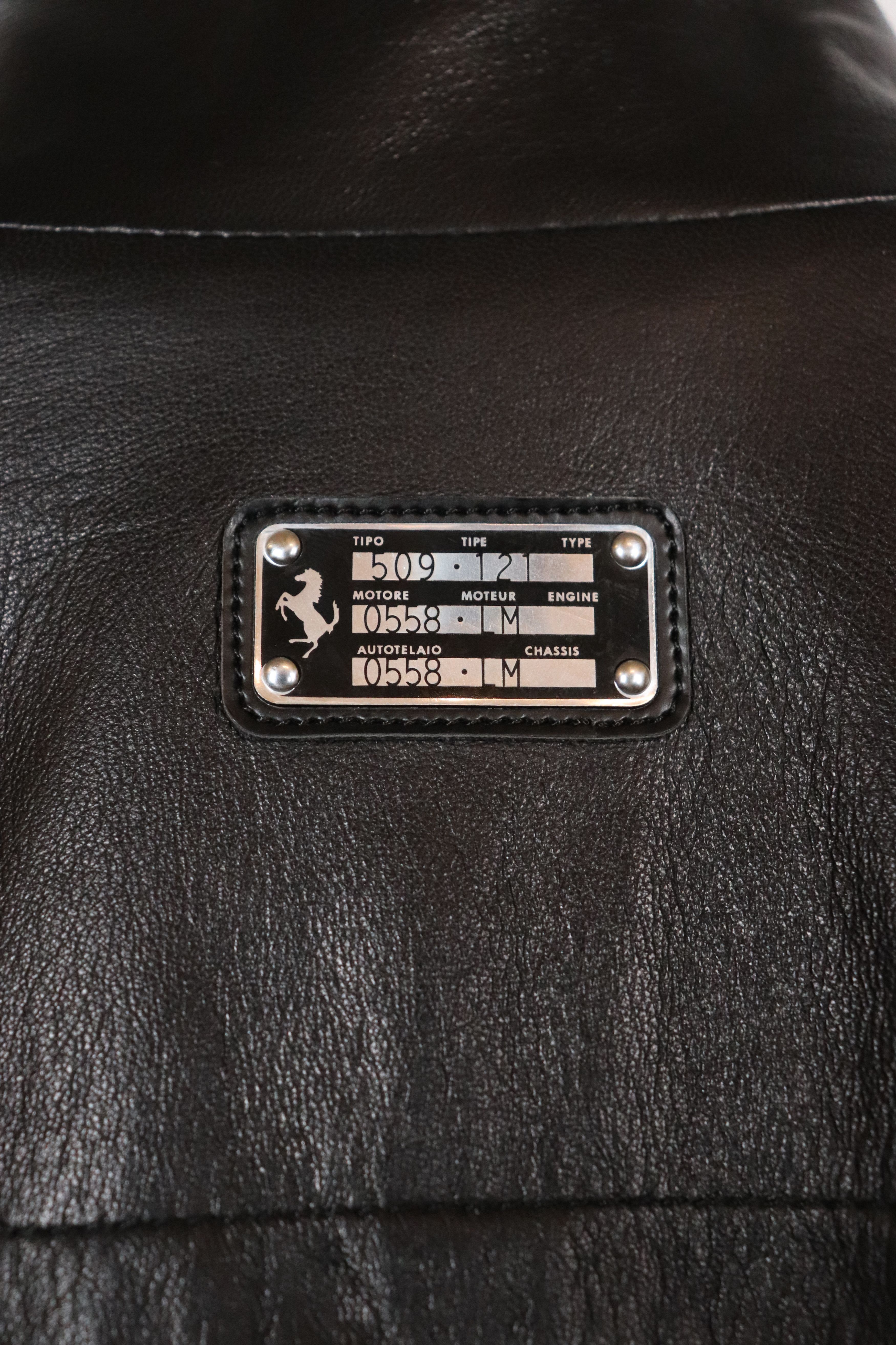 Ferrari Ferrari Black Leather Moto Jacket – L – Boutique Milan Size US L / EU 52-54 / 3 - 3 Thumbnail