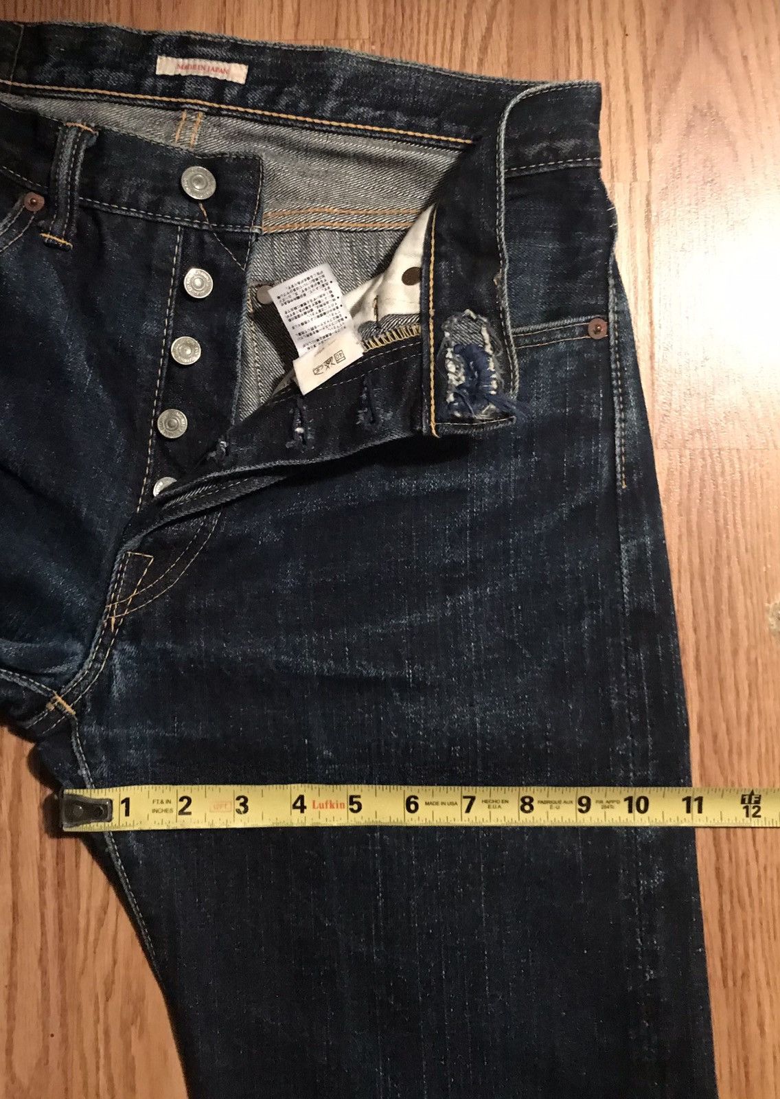 Eternal Eternal Japan 811 Mid Straight Selvedge Denim Jeans Size 30 Size US 30 / EU 46 - 8 Thumbnail