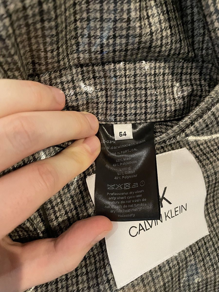 Calvin klein pvc coat deals