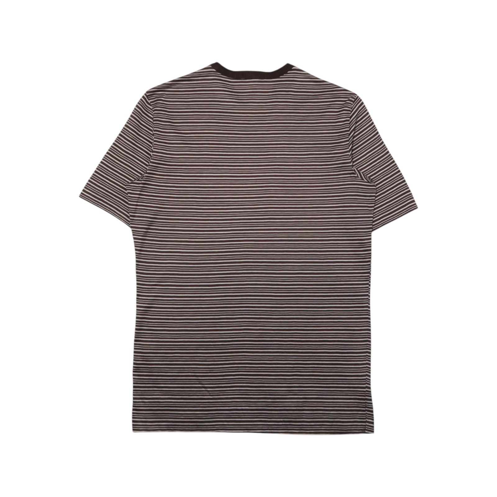 Lanvin 1980s Lanvin Paris Psychedelic Stripe Ringer Tee Size US S / EU 44-46 / 1 - 2 Thumbnail
