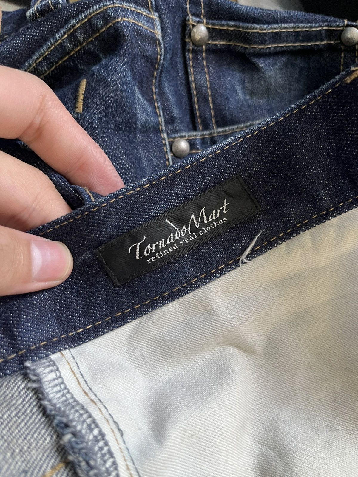 Tornado Mart Tornado Mart Distressed Stacked Jeans Size US 32 / EU 48 - 5 Thumbnail