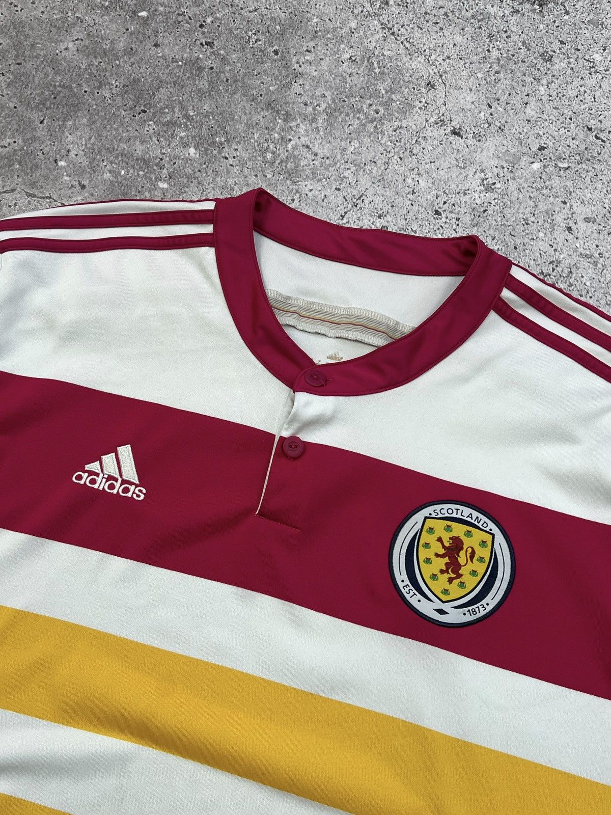 Adidas Adidas Scotland Away 2014/2015 Soccer Jersey Football Size US XXL / EU 58 / 5 - 2 Thumbnail
