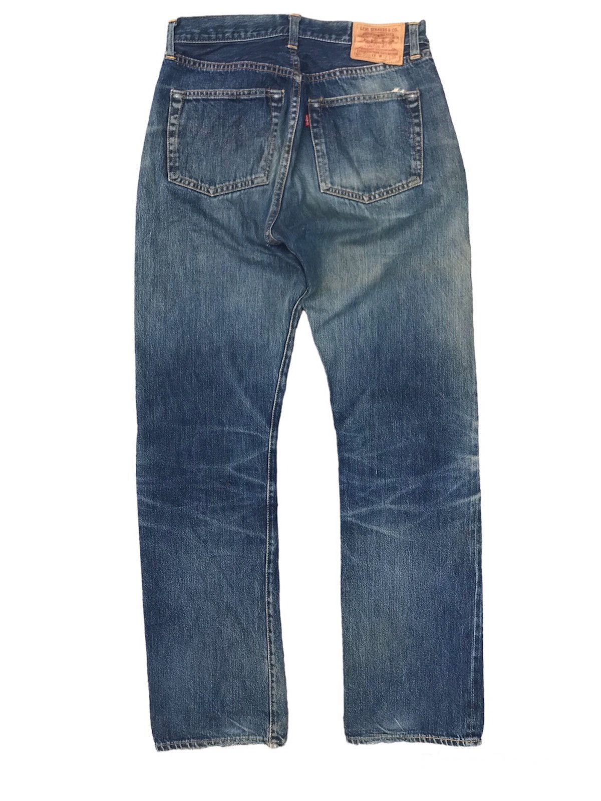 Levi's Vintage Clothing 501XX Big E LVC Laurel Leaf Donut Button Denim Size US 30 / EU 46 - 2 Thumbnail