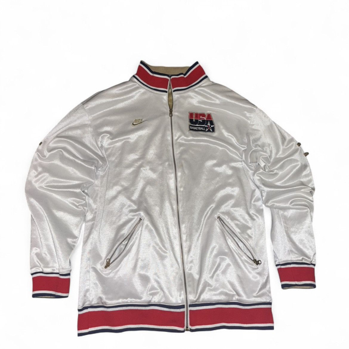Nike 1992 Nike Dream Team USA Jacket Size US L / EU 52-54 / 3 - 1 Thumbnail