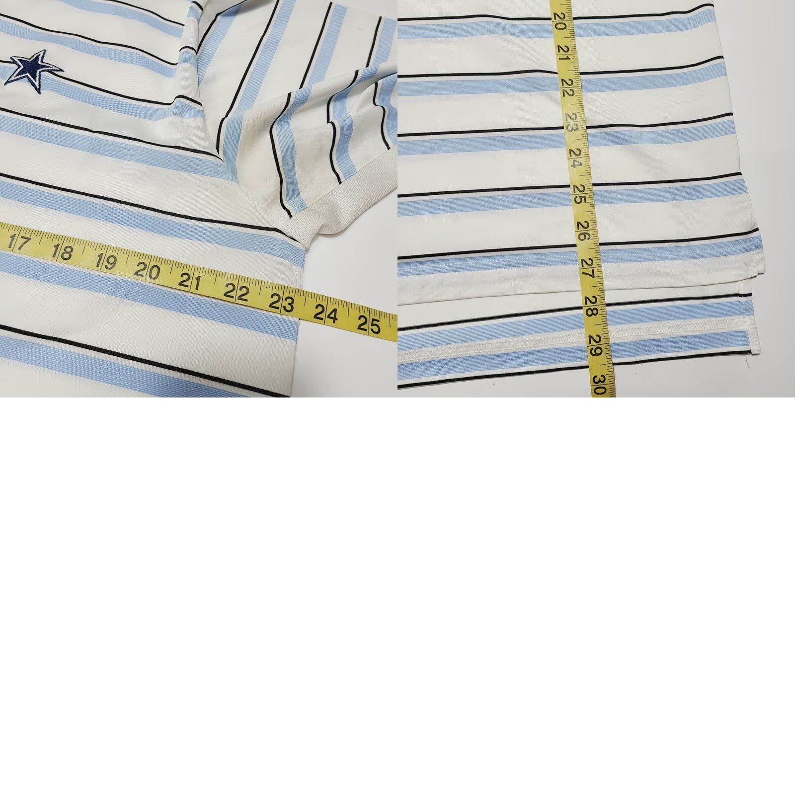 Adidas Adidas Polo Shirt Climacool Dallas Cowboys Golf Breathable Shirt L Men White Striped Polo adidas Golf Polo Mens L Dallas Cowboys Breathable Climacool Size US L / EU 52-54 / 3 - 8 Thumbnail