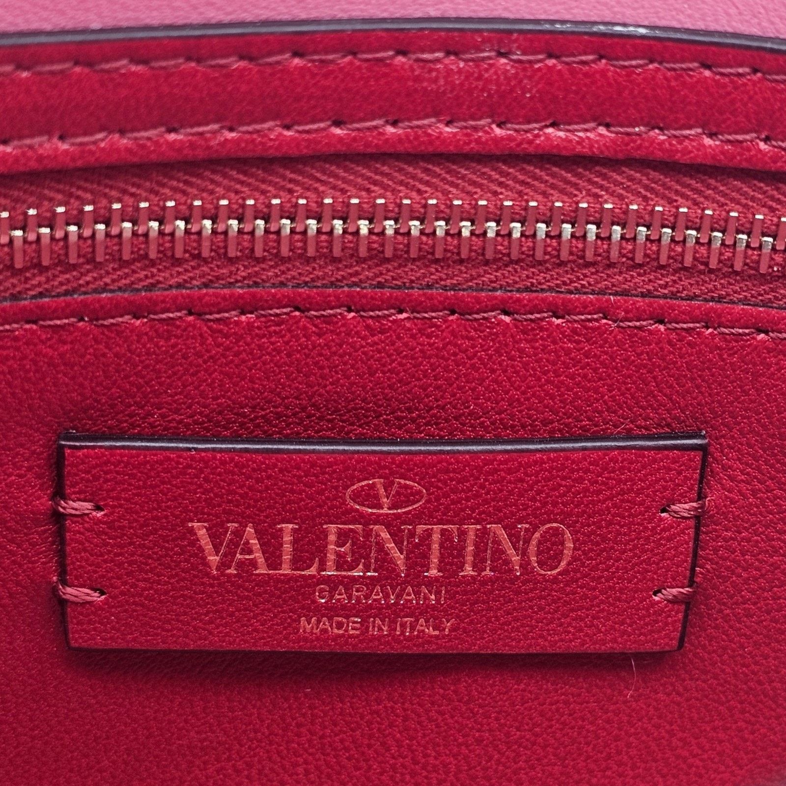 Valentino Rockstud Spike Medium Pink Leather Shoulder Bag NWOT $3500 Size ONE SIZE - 7 Thumbnail