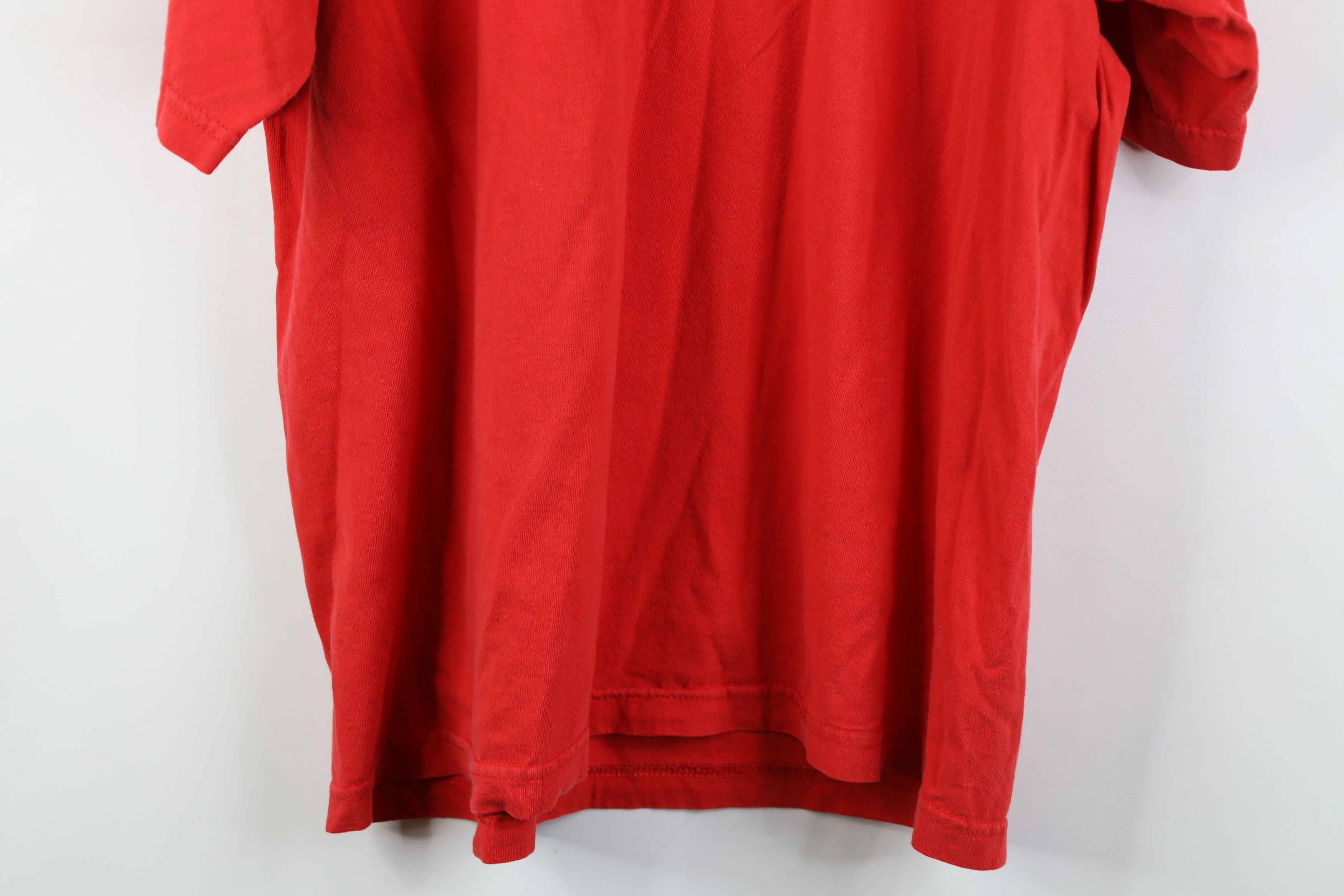 Vintage Vintage Y2K Union Made Assembly Complex T-Shirt Red USA Size US XL / EU 56 / 4 - 14 Thumbnail