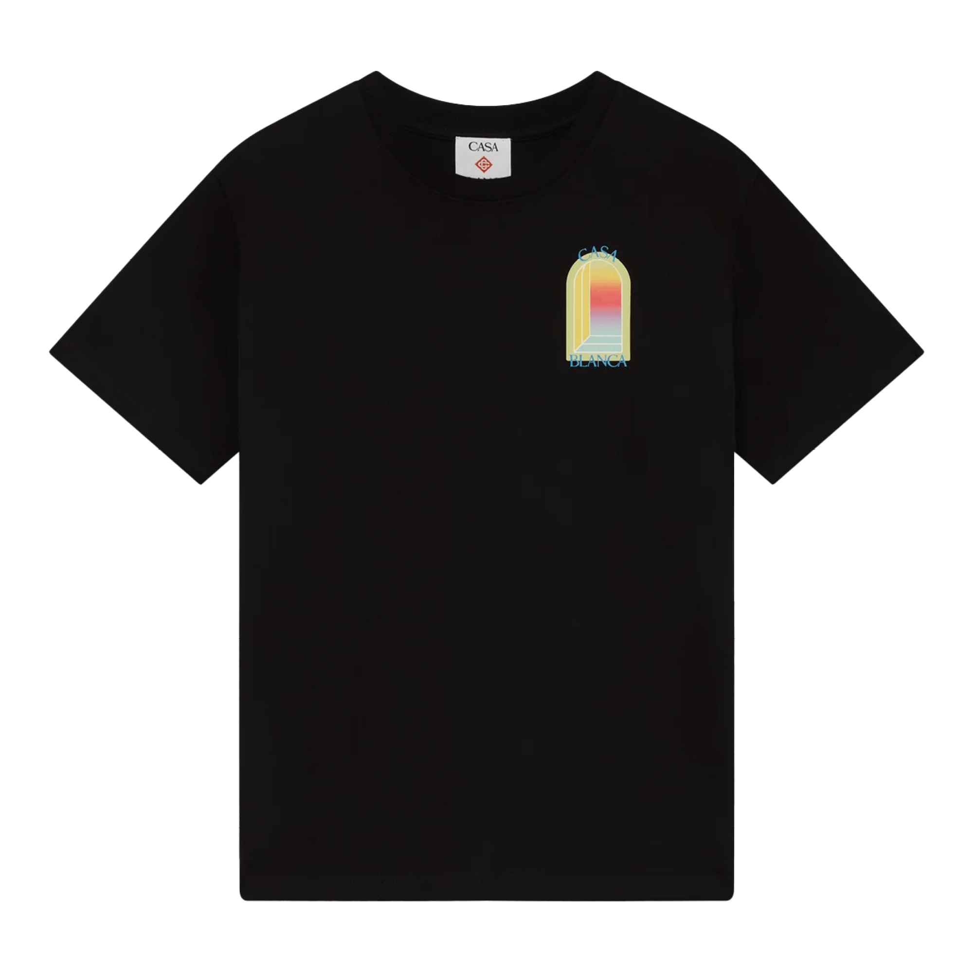 Casablanca L’Arche Short Sleeve T-shirt Black Size US M / EU 48-50 / 2 - 1 Thumbnail