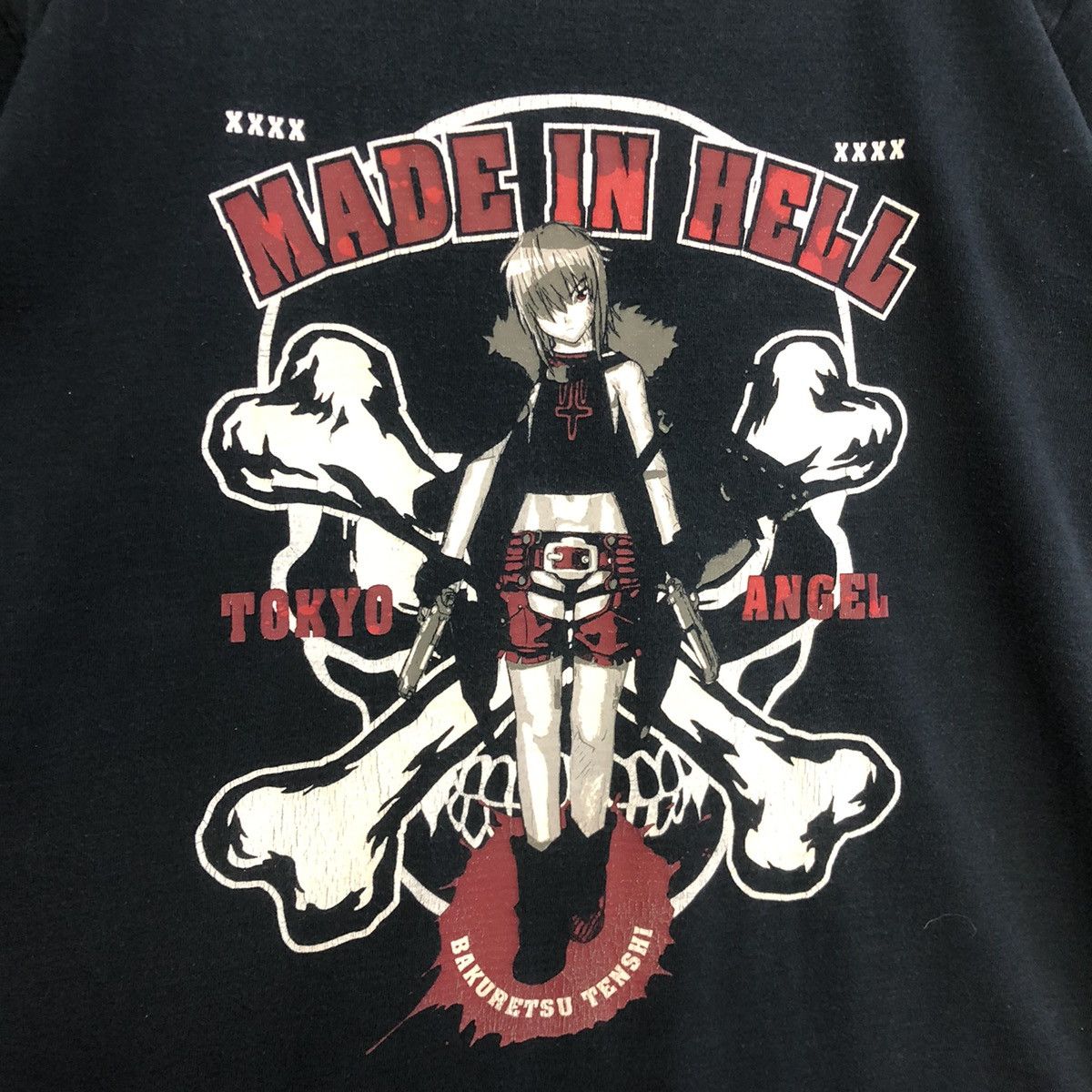 Anime × Japanese Brand × Vintage Vintage Cospa Bakuretsu Tenshi Made In Hell Anime Tshirt Size US L / EU 52-54 / 3 - 5 Thumbnail