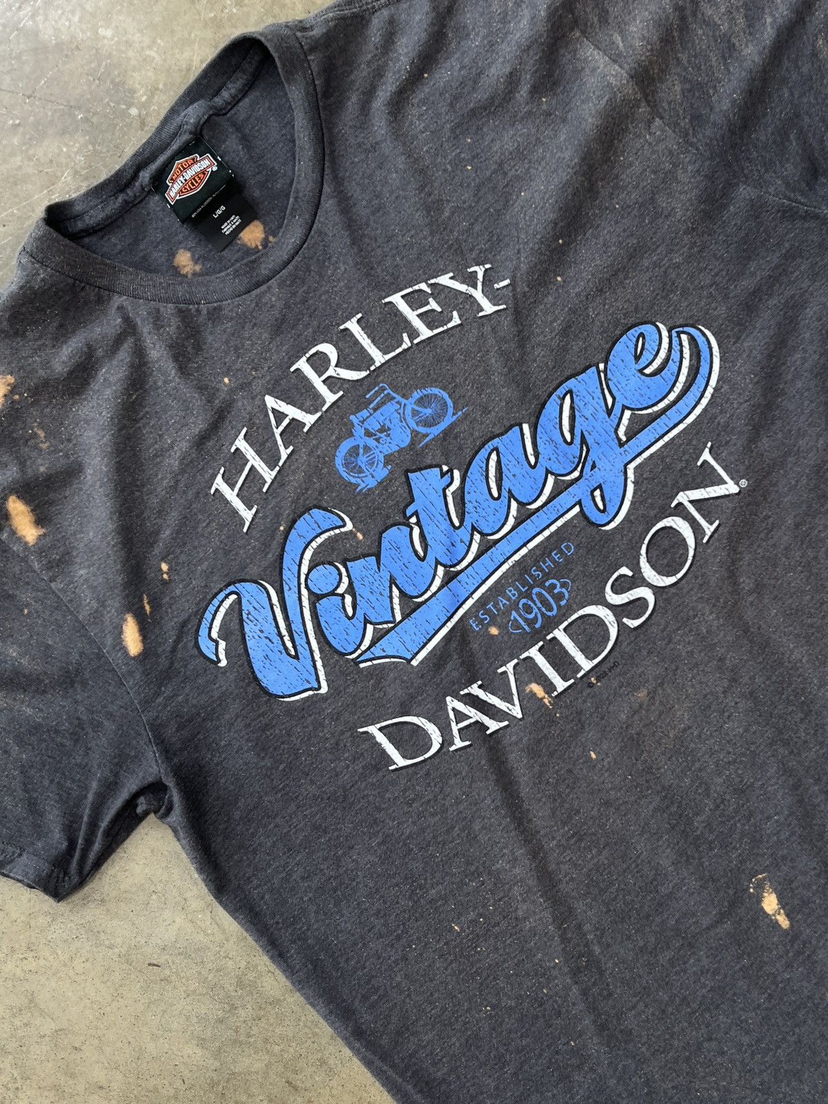 Harley Davidson × Vintage Vintage Harley Davidson Vintage Martinique Tee Large Size US L / EU 52-54 / 3 - 1 Thumbnail