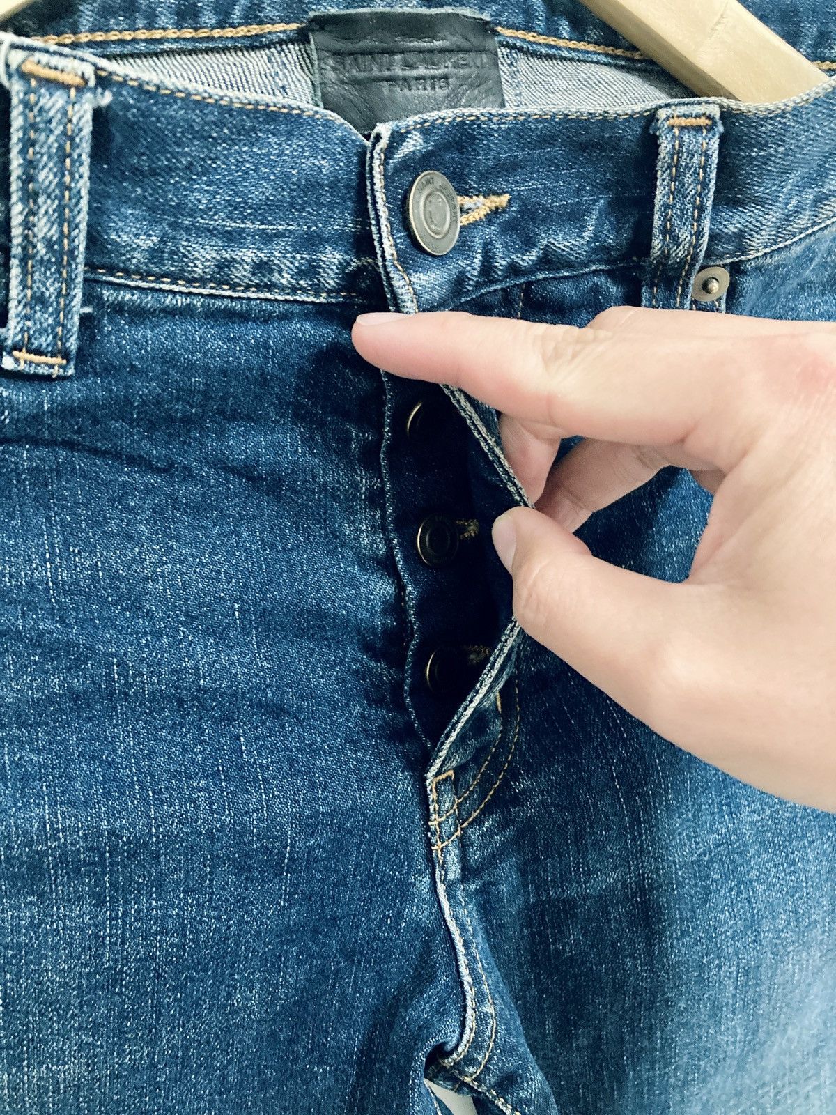 Saint Laurent Paris SAINT LAURENT PARIS BY HEDI SLIMANE 15SS BOOTCUT FLARED JEAN Size US 30 / EU 46 - 5 Thumbnail