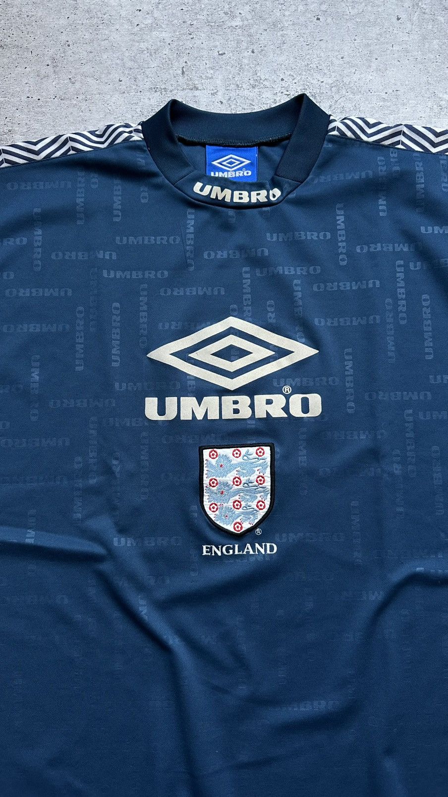 Umbro 90s Umbro England Soccer Team Vintage Training Jersey Size US XXL / EU 58 / 5 - 4 Thumbnail