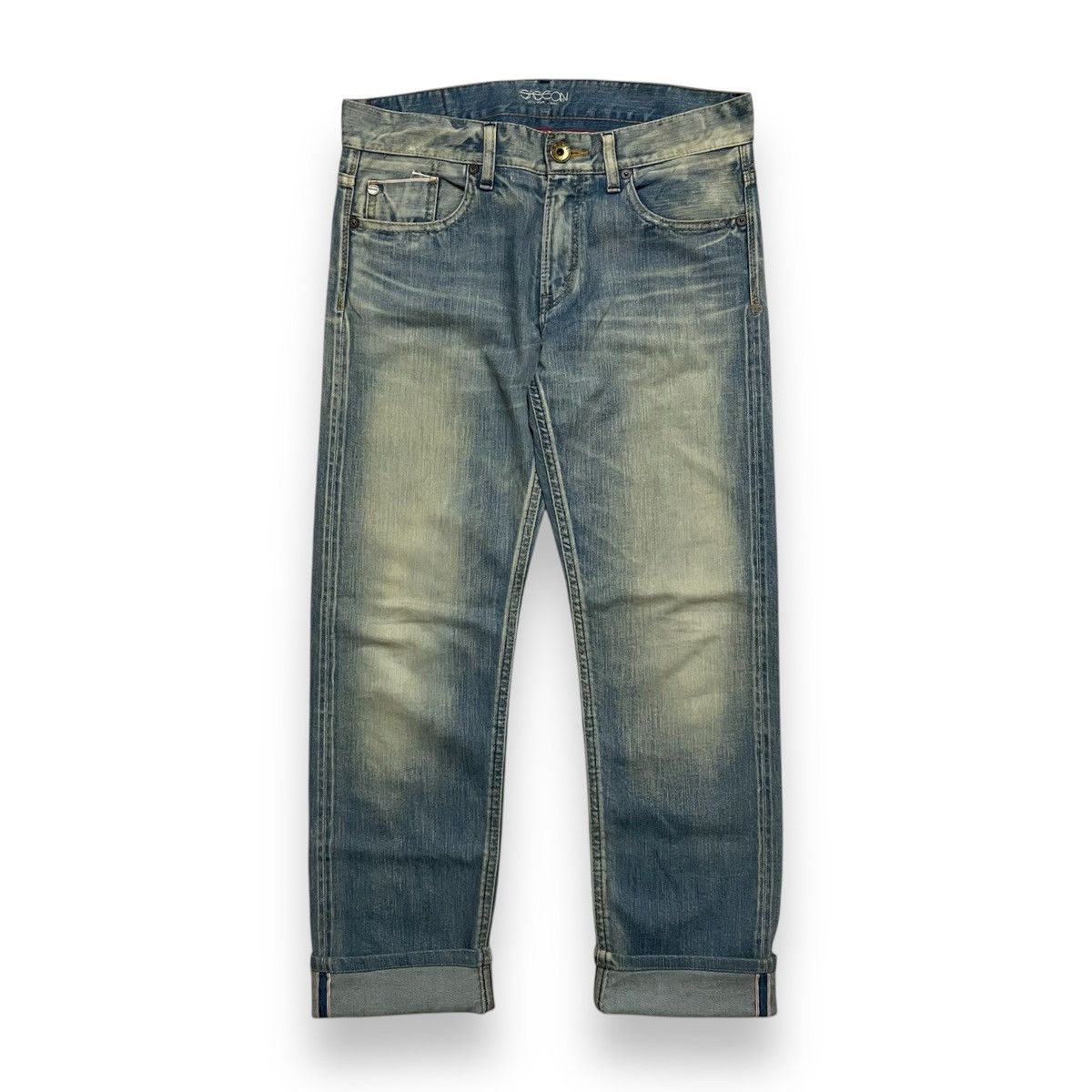 Japanese Brand ORIGINAL NEW YORK PARIS SELVEDGE JEANS DENIM Size US 30 / EU 46 - 2 Thumbnail