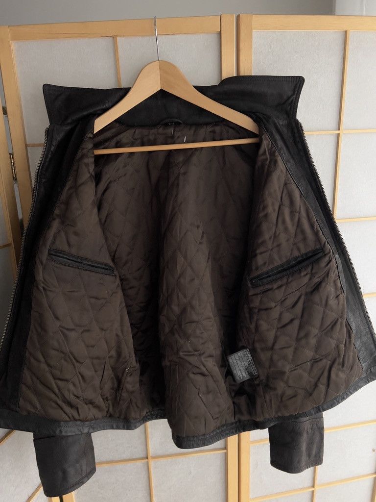 Hysteric Glamour Heavyweight vintage 90s boxy cropped bomber leather jacket L Size US L / EU 52-54 / 3 - 15 Thumbnail