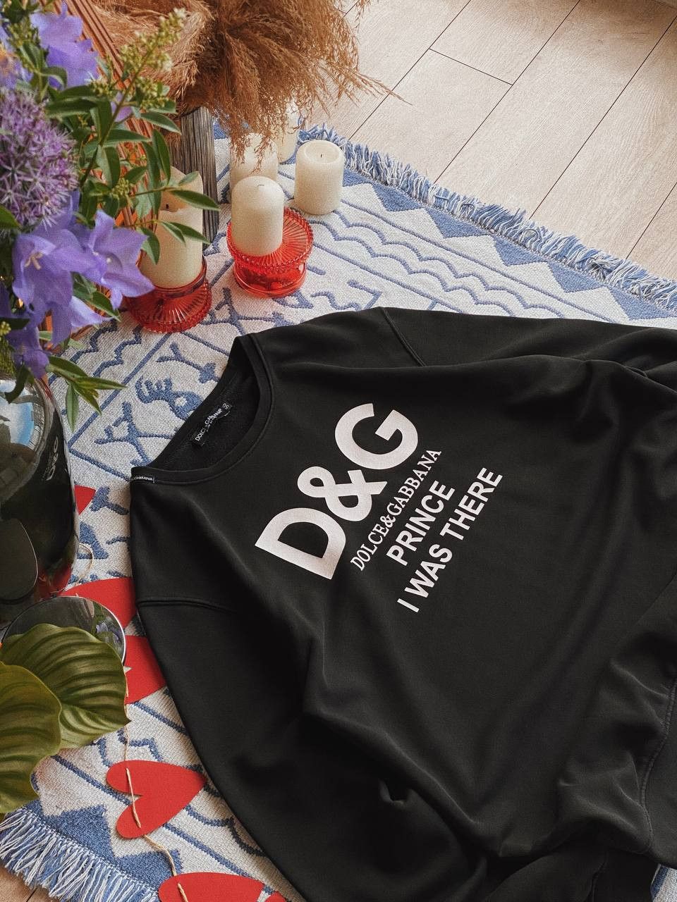 Dolce & Gabbana Dolce & Gabbana Prince I Was Here Sweatshirt Black Size US M / EU 48-50 / 2 - 3 Thumbnail