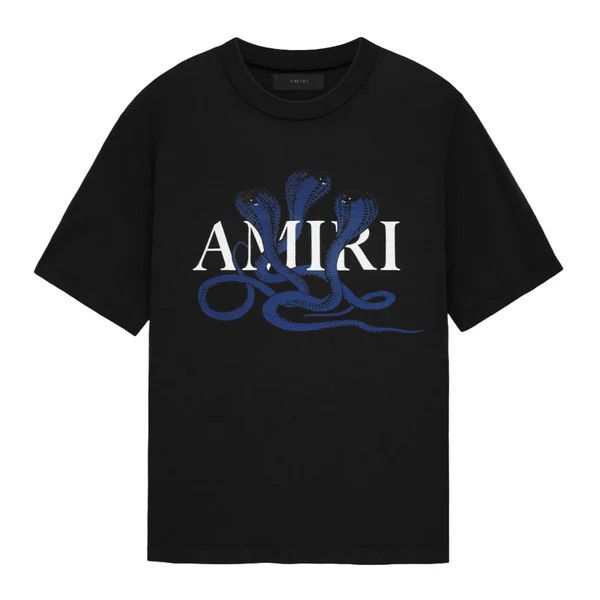 Amiri Amiri Glitter Snake Logo Tee Size US M / EU 48-50 / 2 - 4 Thumbnail