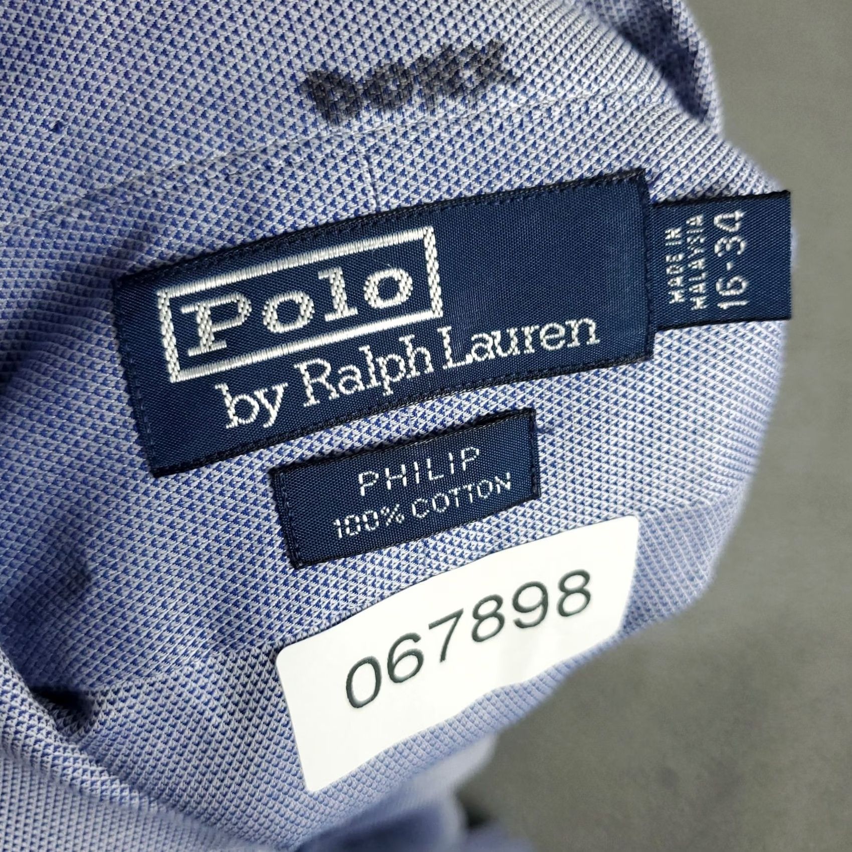 Ralph Lauren Ralph Lauren Shirt Mens 16 Blue French Cuff Dress Button Up Long Sleeve Shirt Size 42R - 6 Thumbnail