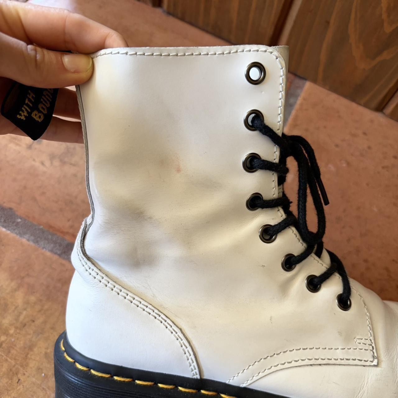 Dr. Martens Dr. Martens Jadon white platform boots Size US 7 Size US 7 / IT 37 - 7 Thumbnail