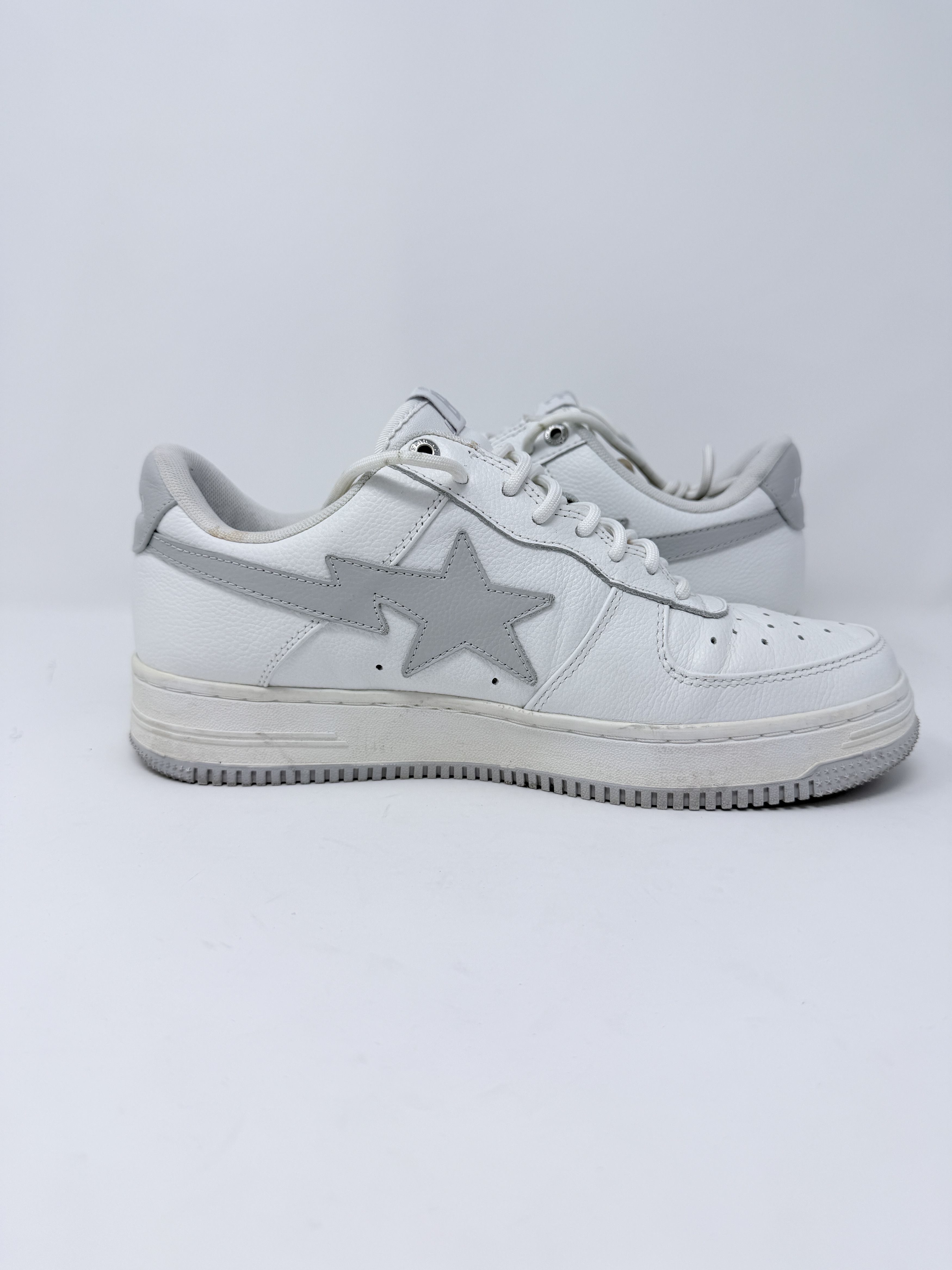Bape × JJJJound JJJJound Bapesta OG Low White Gray Size US 9 / EU 42 - 6 Thumbnail