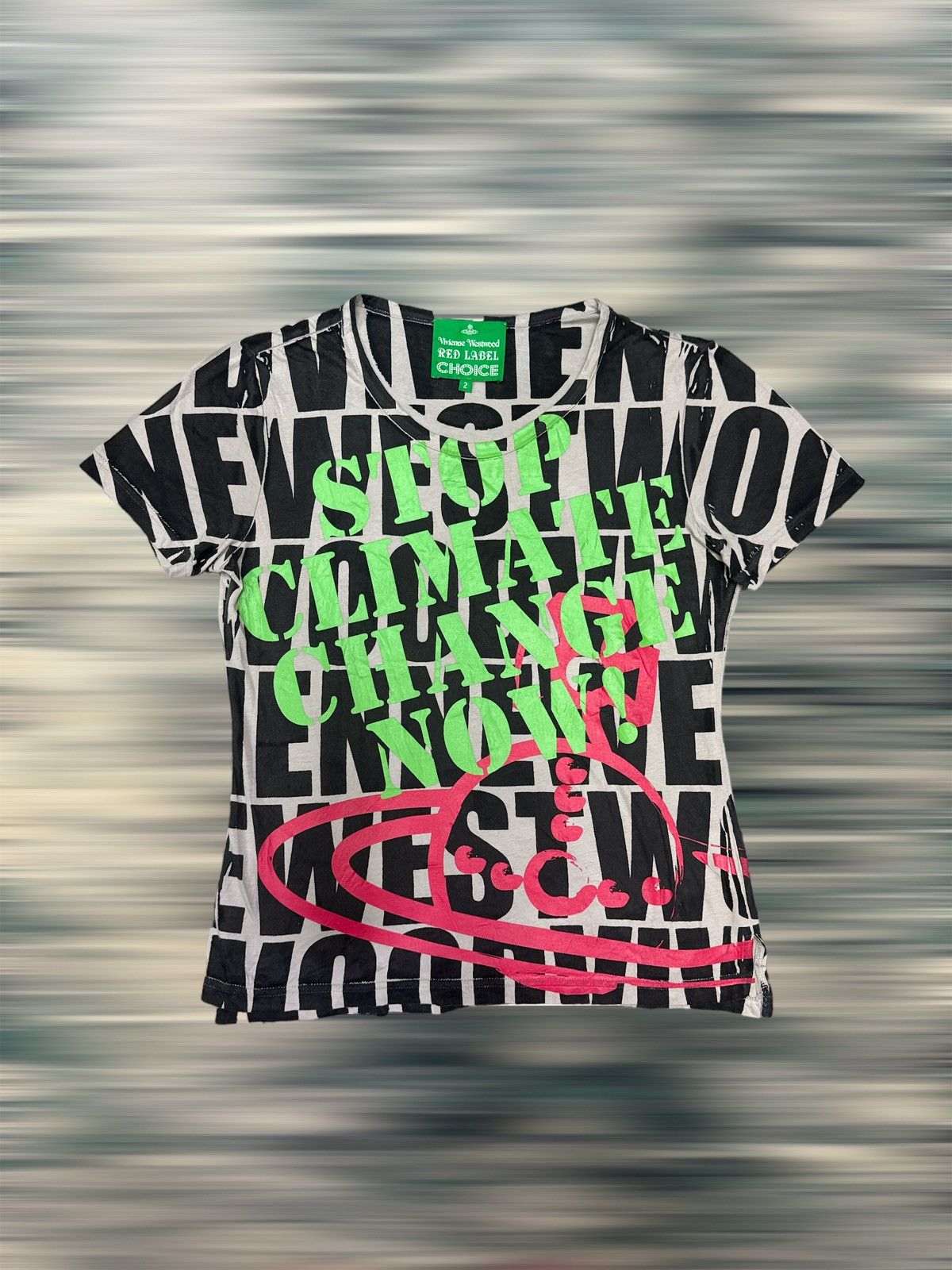 ヴィヴィアンウエストウッド　STOP CLIMATE CHANGE PRINT Vivienne Westwood: SWITCH - Serpentine Galleries