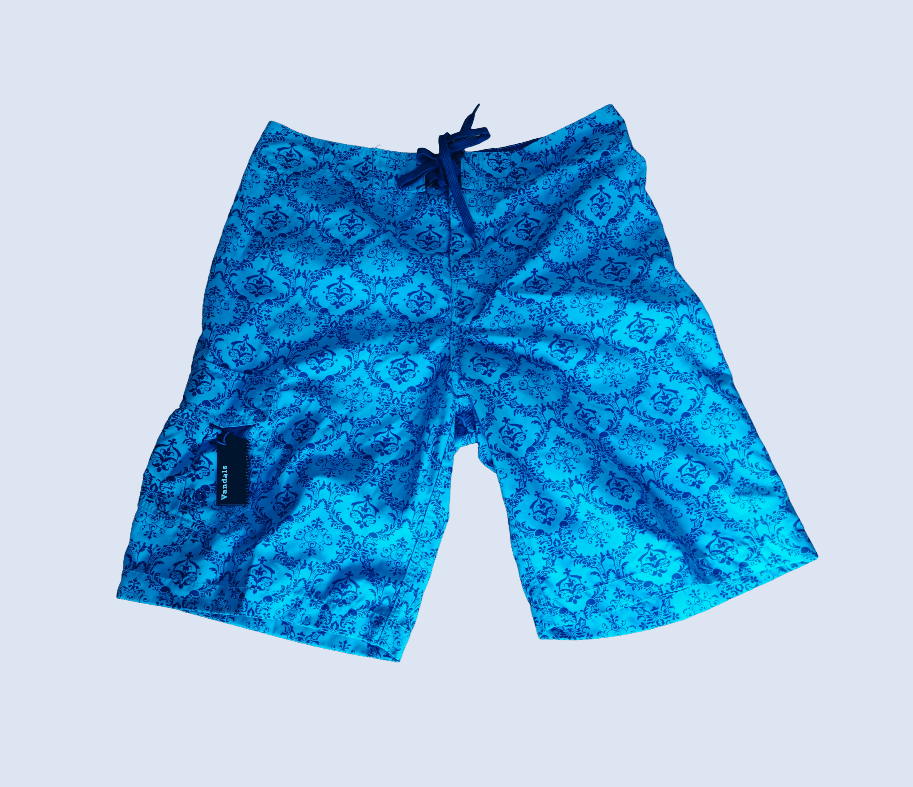 Other Vintage Y2K Vandals Floral Scull Print Surf Shots sz L Size US 34 / EU 50 - 1 Thumbnail
