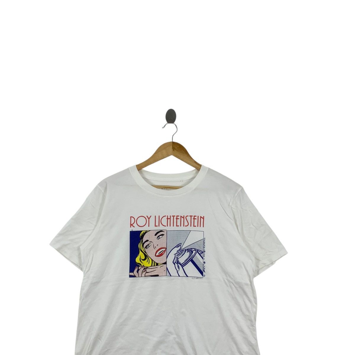 Uniqlo ROY LICHTENSTEIN x UNIQLO Girl Spray Can Pop Art Tee Shirt Size US XL / EU 56 / 4 - 2 Thumbnail