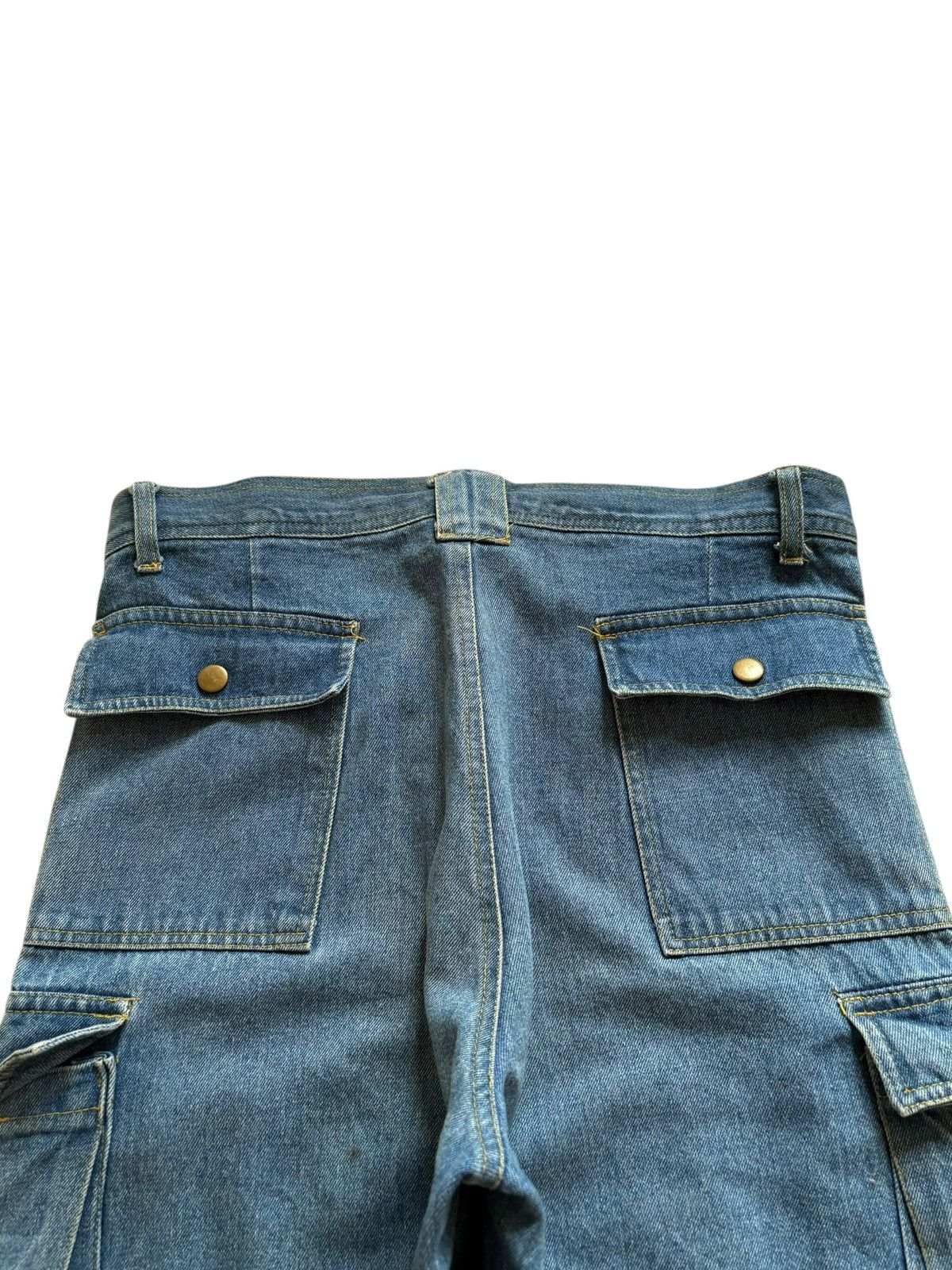 Japanese Brand Vintage Japanese Brand Mud Wash Cargo Bush Pant Jeans Size US 31 - 11 Thumbnail