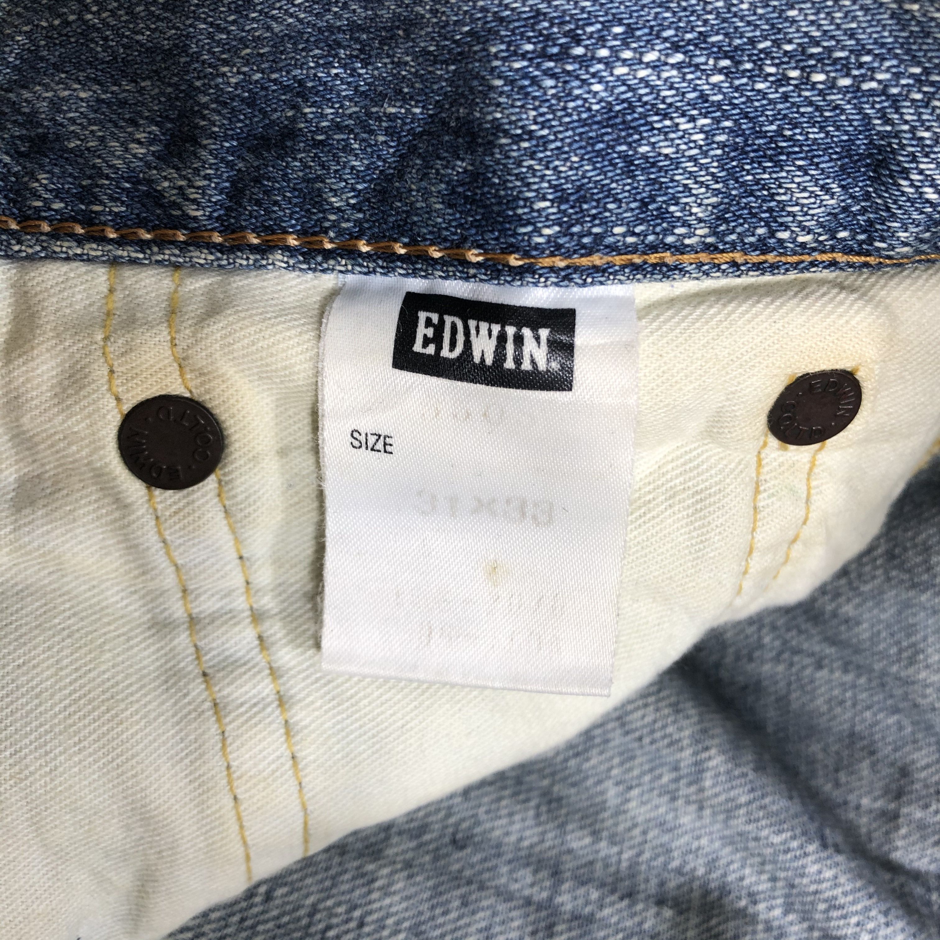 Edwin Vintage Blue Wash Edwin 505 Selvedge Jeans-JM3694 Size US 33 - 8 Thumbnail