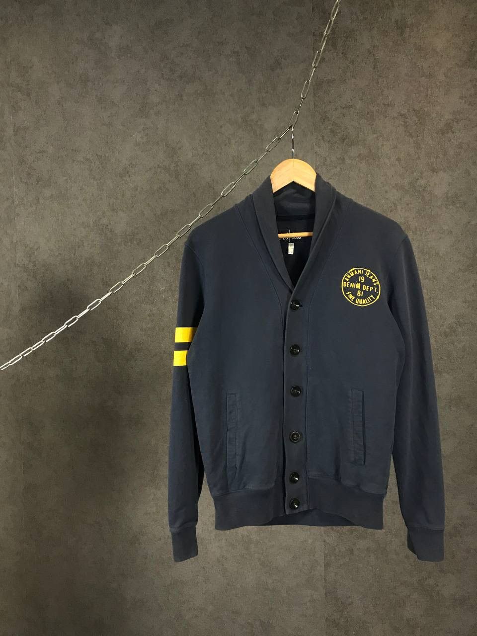Armani Armani Jeans luxury designer cardigan Size US S / EU 44-46 / 1 - 1 Thumbnail