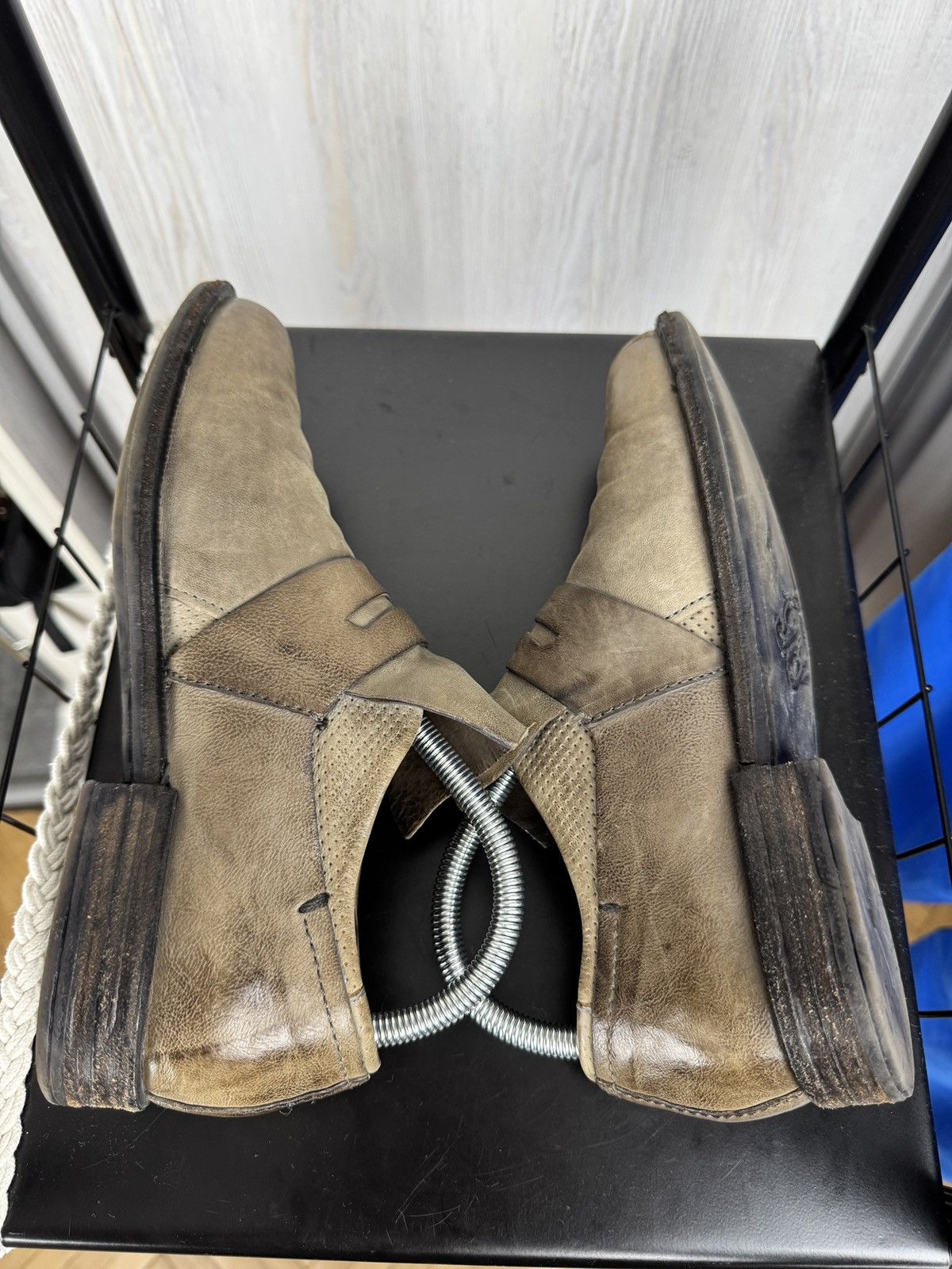 A.S.98 A.S.98 avant garde beige ankle loafer boots Size US 9 / IT 39 - 9 Thumbnail