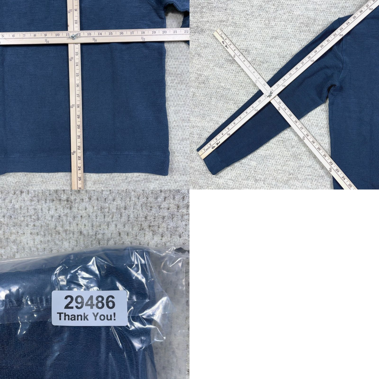 Marine Layer Marine Layer Sweater Men Small Blue Shawl Neck Pullover Cotton Adult Size US S / EU 44-46 / 1 - 8 Thumbnail