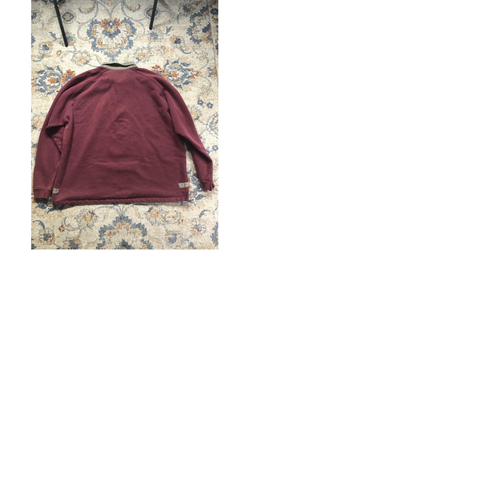 Vintage Cabela's Sweatshirt Mens 3XLT Red Fleece Collared Pullover Button Placket Size US XXL / EU 58 / 5 - 9 Thumbnail