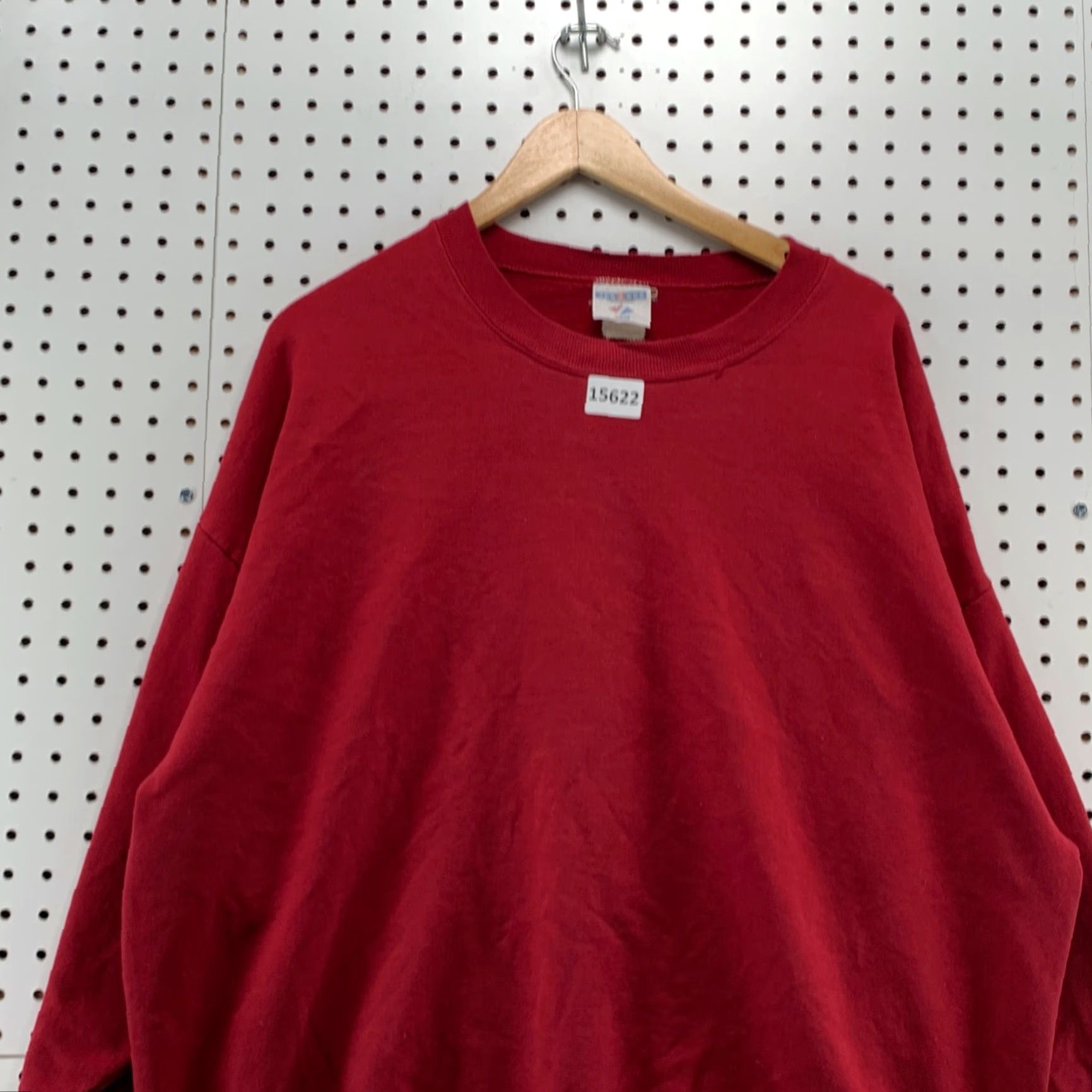 Vintage VINTAGE 90s Crewneck Sweatshirt Red XL Long Sleeve Cotton Unisex Adults Size US XL / EU 56 / 4 - 6 Thumbnail