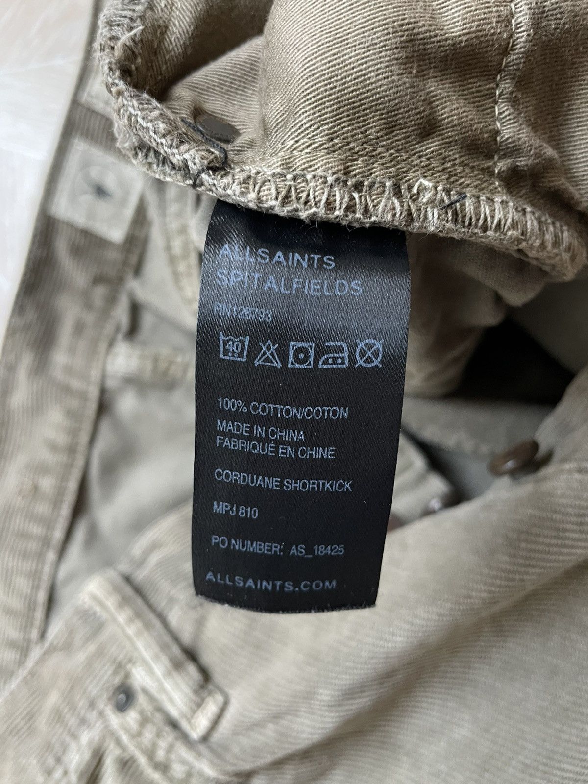 Allsaints Streetwear All Saints Spitalfields Jacks Place Velvet Pants Size US 32 / EU 48 - 15 Thumbnail