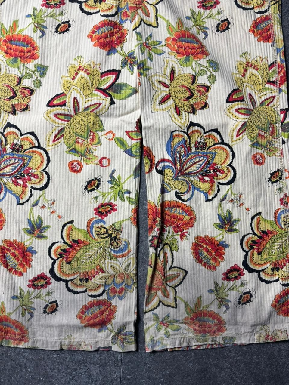 Other RARE 1990s Sabotage Espionage Budhisattava Floral Pants Size 28" / US 6 / IT 42 - 12 Thumbnail