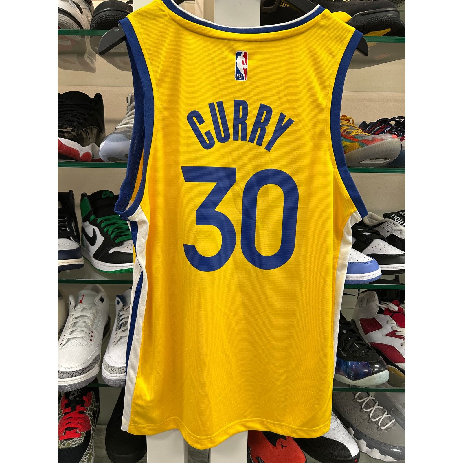 NBA Golden State Warriors "The Bay" City Edition jersey Curry M Size US M / EU 48-50 / 2 - 5 Thumbnail