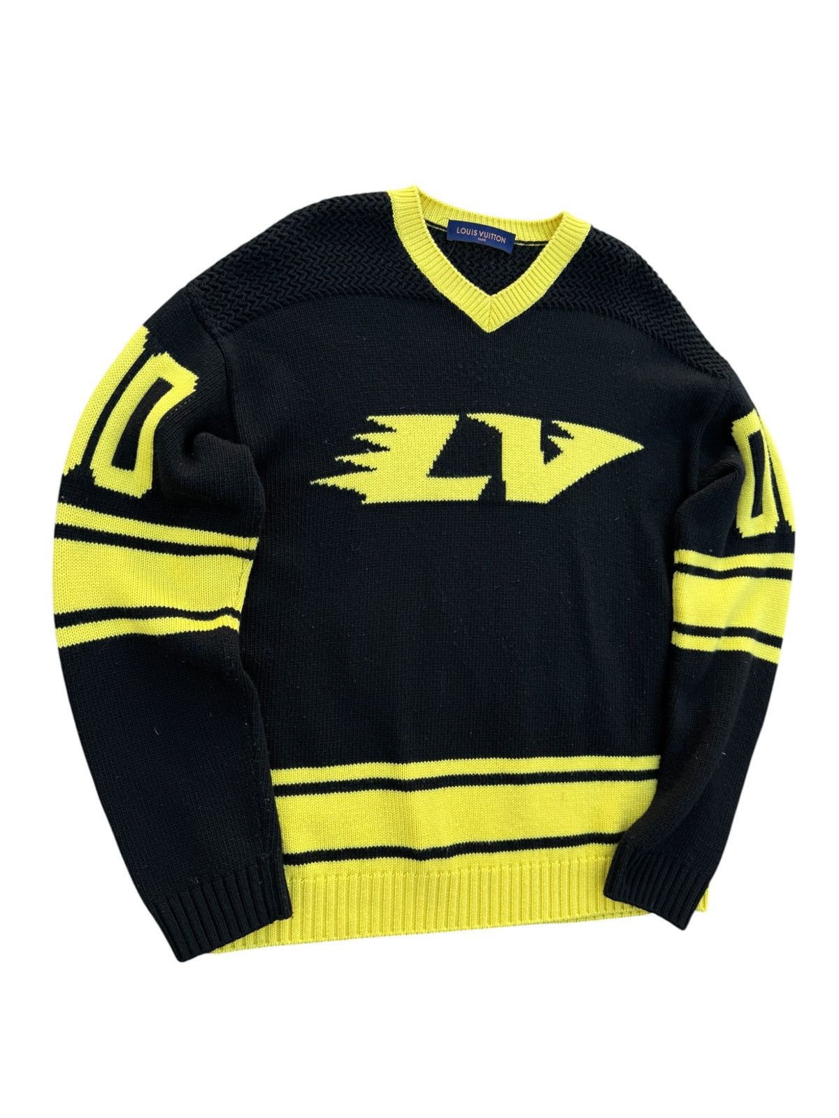 Louis Vuitton Louis Vuitton intertarsia football knit jersey Size US M / EU 48-50 / 2 - 6 Thumbnail