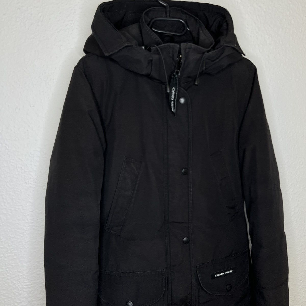 Canada Goose Canada Goose Trillum Parka Down Jacket Black Logo Retro Y2K Size S / US 4 / IT 40 - 3 Thumbnail