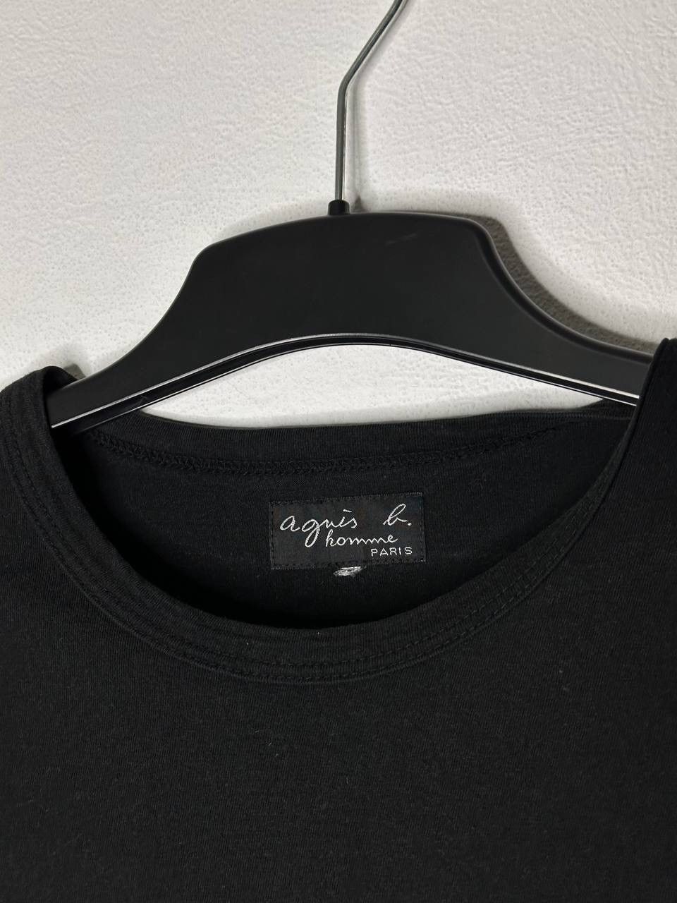 agnes b. Agnès b Homme Paris Graphic T-Shirt Black Signature Print Size US S / EU 44-46 / 1 - 5 Thumbnail