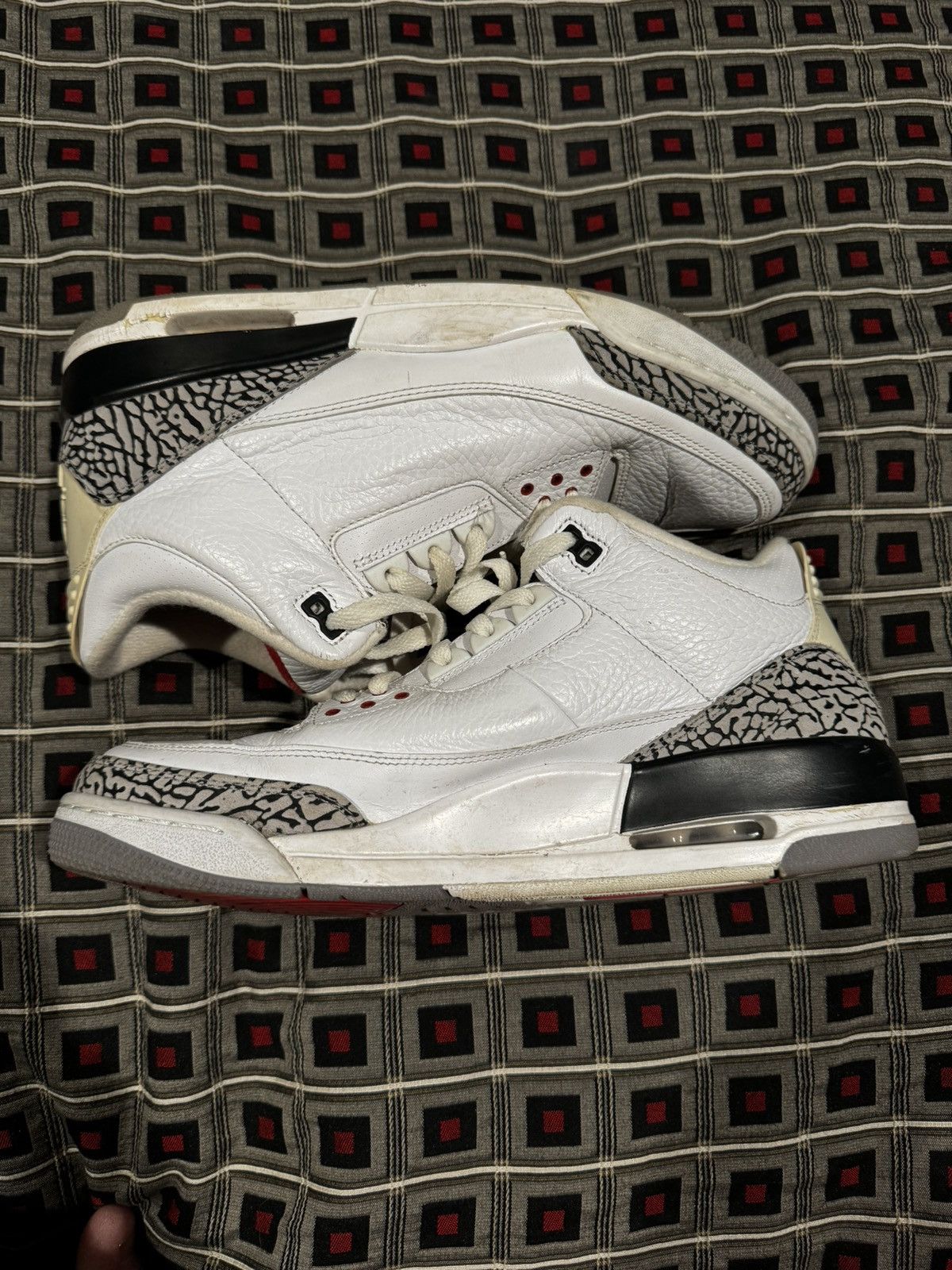 Nike Air Jordan 3 Retro White Cement (2011) Size US 13 / EU 46 - 1 Thumbnail