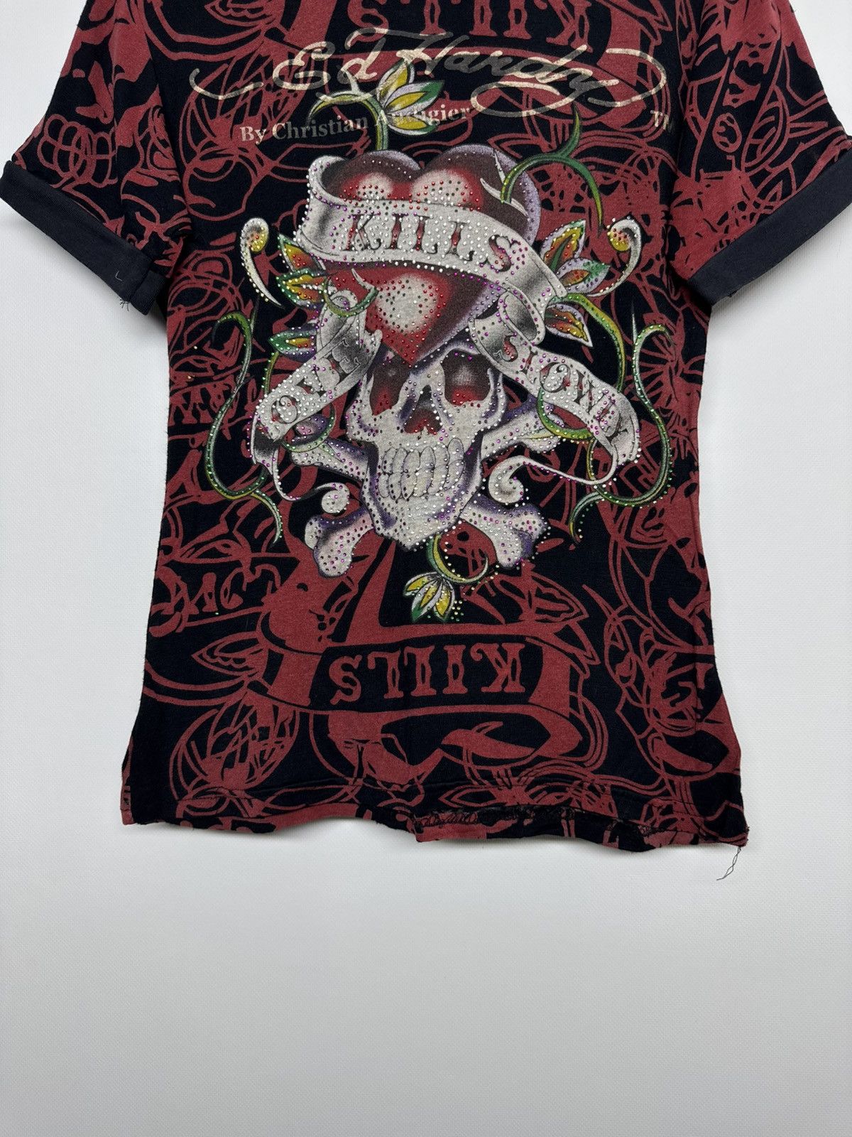 Ed Hardy Vintage Ed Hardy by Christian Audigier T-Shirt Size L / US 10 / IT 46 - 9 Thumbnail