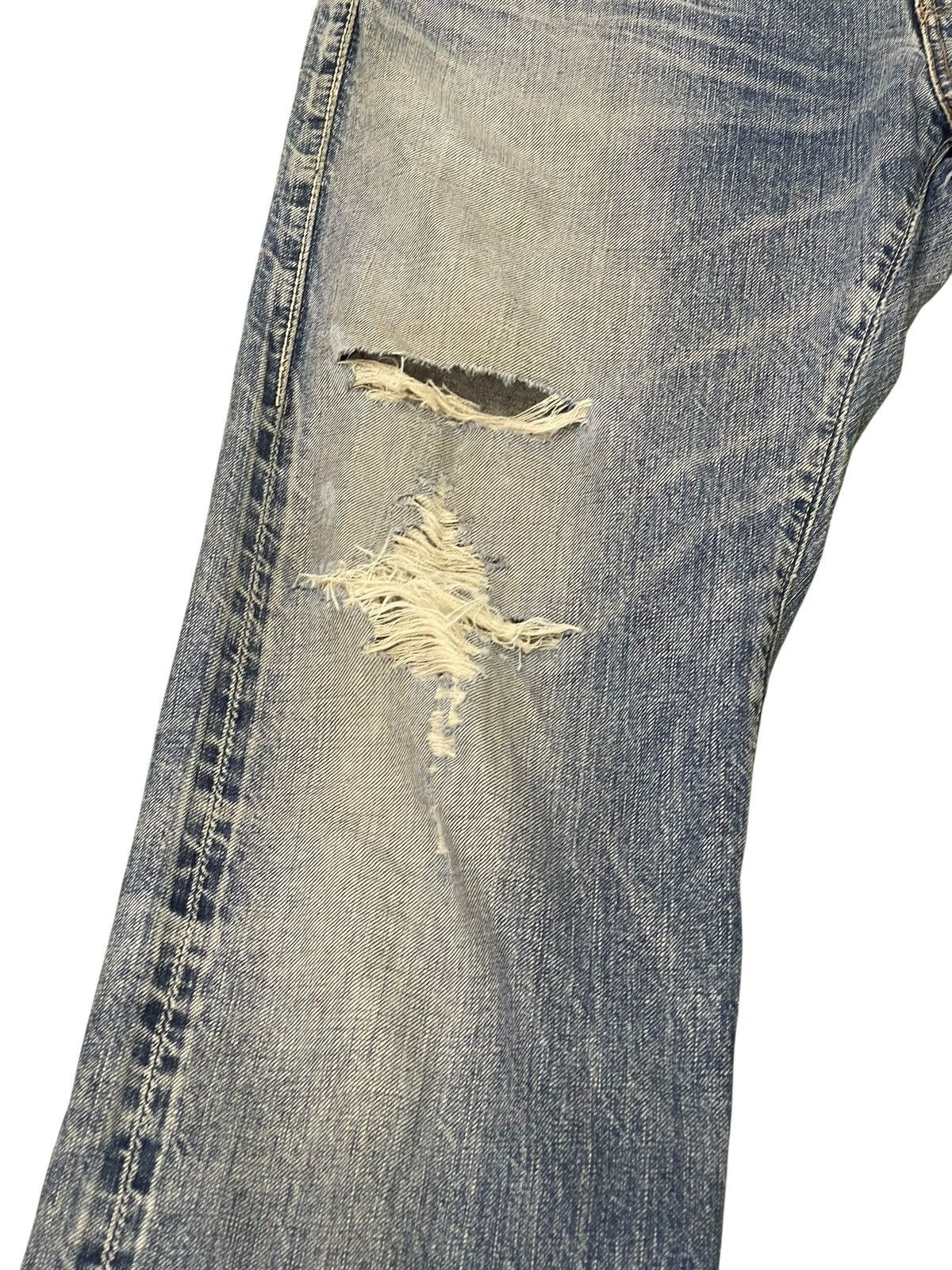 Hysteric Glamour Distress Jeans Johnbull Beauty Faded Regular Straight 2🟦6 Size US 32 / EU 48 - 5 Thumbnail