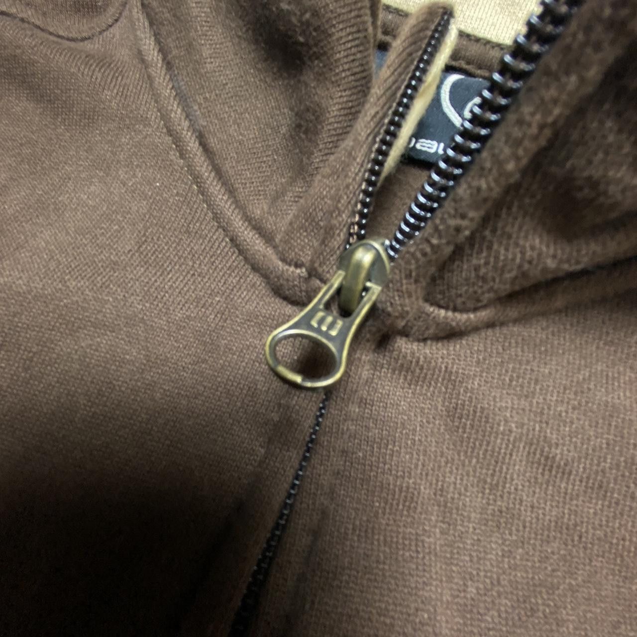 Japanese Brand 2000s Animal Zip Sweatshirt Brown S Size US S / EU 44-46 / 1 - 5 Thumbnail