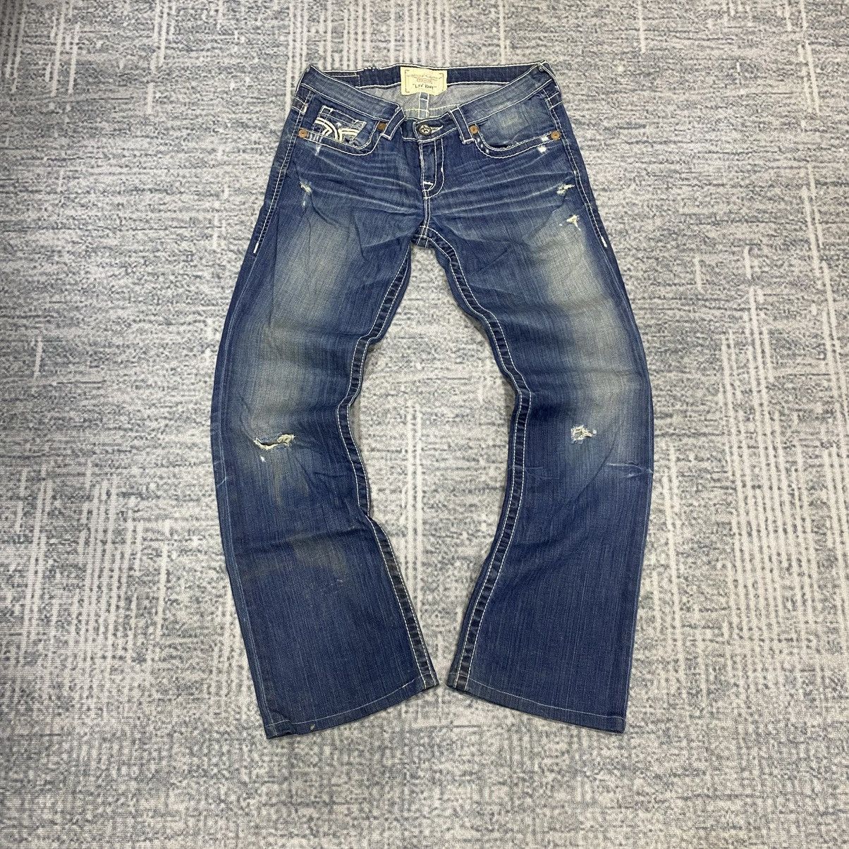 Japanese Brand Flare🔥 Big Star Washed Blue Jeans Punk 90s Cowboy Size US 32 / EU 48 - 1 Thumbnail