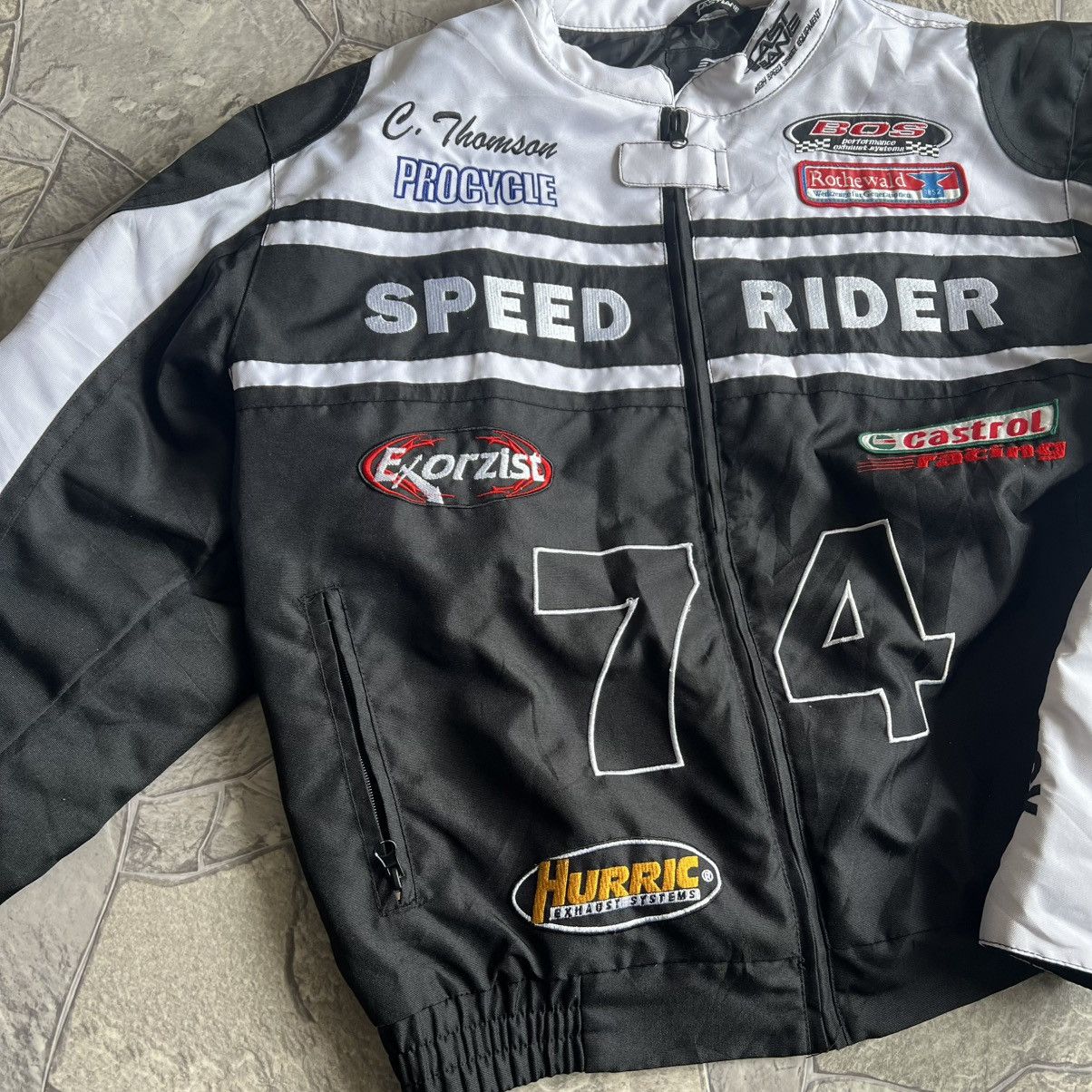 Japanese Brand Vintage Speed Rider Racing Team Moto Jacket Size US XL / EU 56 / 4 - 3 Thumbnail