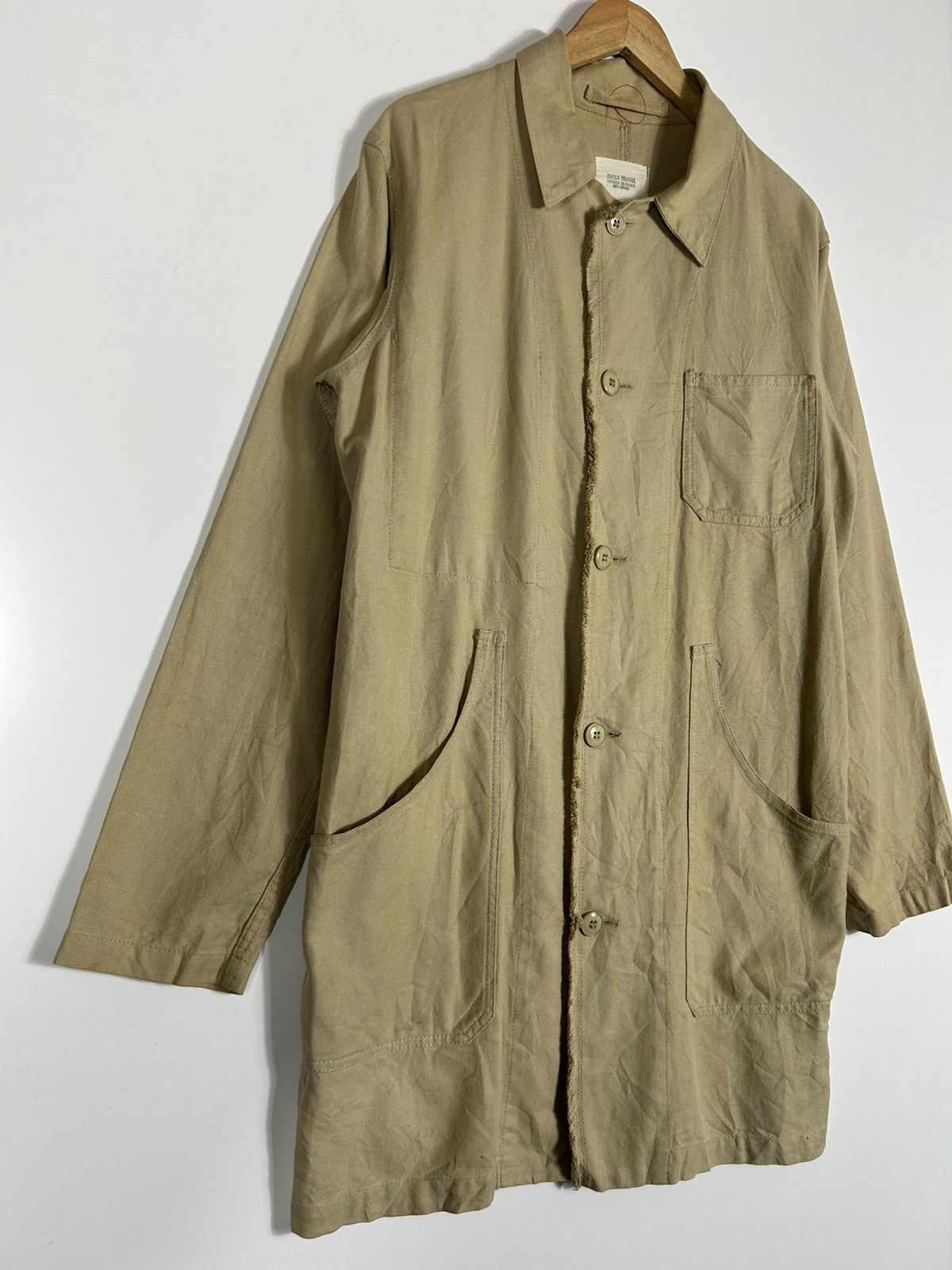 CABANE de ZUCCa 🔥Zucca By Issey Miyake Button Long Coat Jacket Size US M / EU 48-50 / 2 - 2 Thumbnail