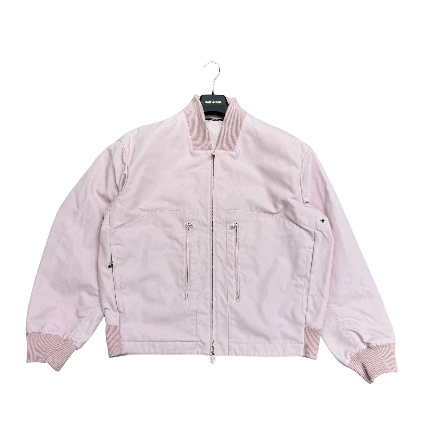 Hermes Hermes Pink Technical Canvas Bomber Jacket Size 50 Size US M / EU 48-50 / 2 - 1 Thumbnail