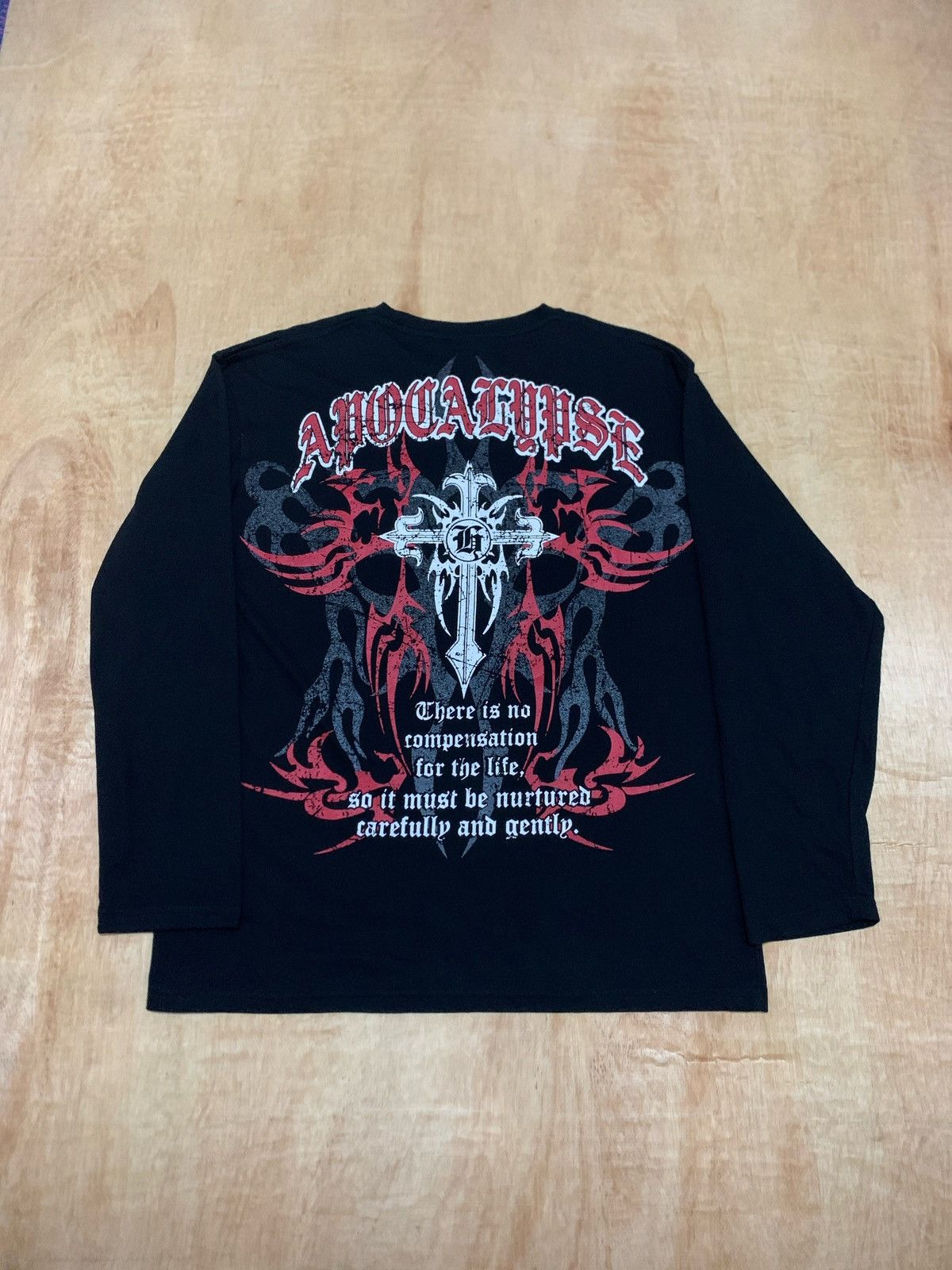 If Six Was Nine × Japanese Brand × Le Grande Bleu (L.G.B.) Y2k Fogaty House Longsleeve Punk Style Size US L / EU 52-54 / 3 - 1 Thumbnail
