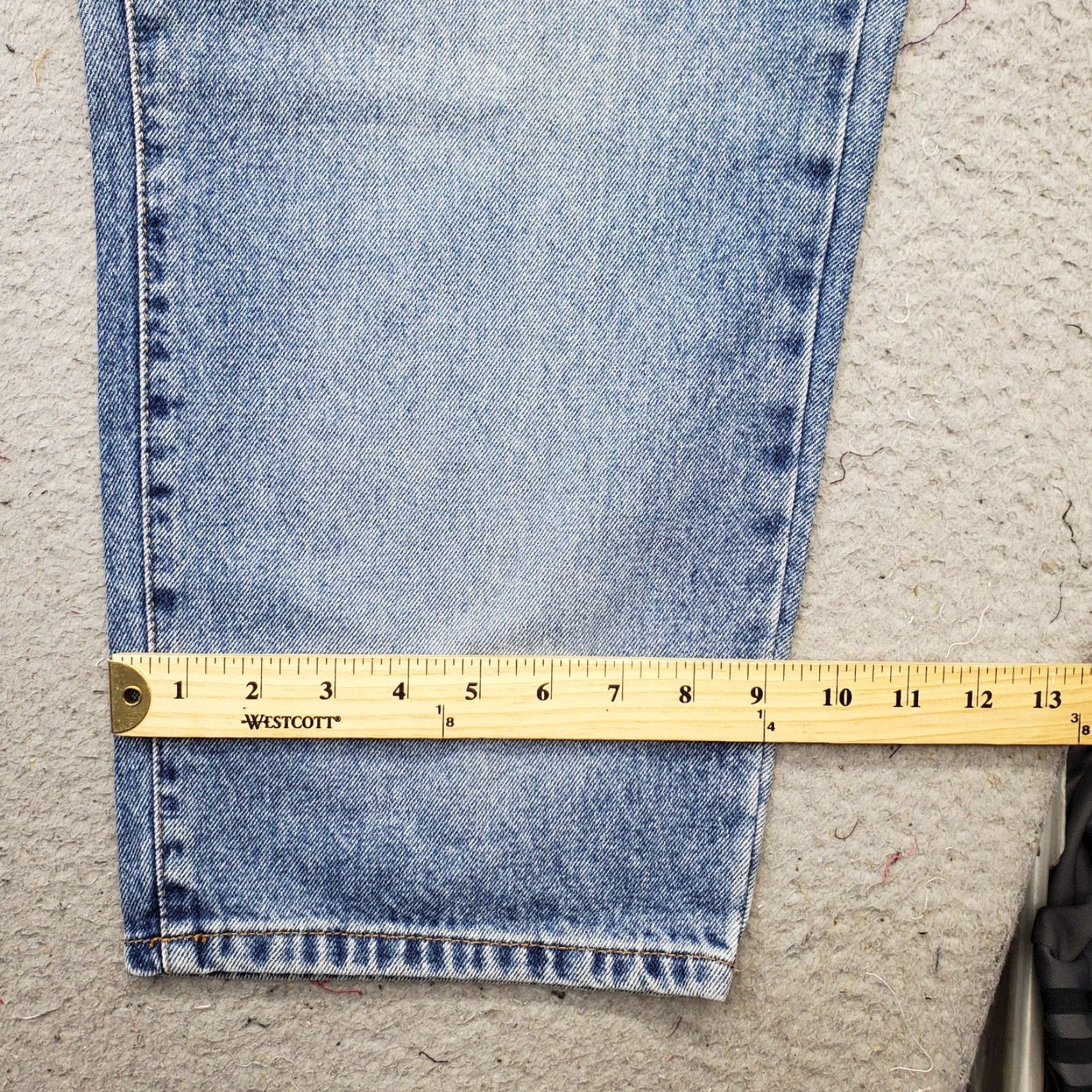 Denime Venezia Jeans Womens 26WP Blue Denim Faded Stretch Relaxed Fit Streetwear Size 26" / US 2 / IT 38 - 5 Thumbnail