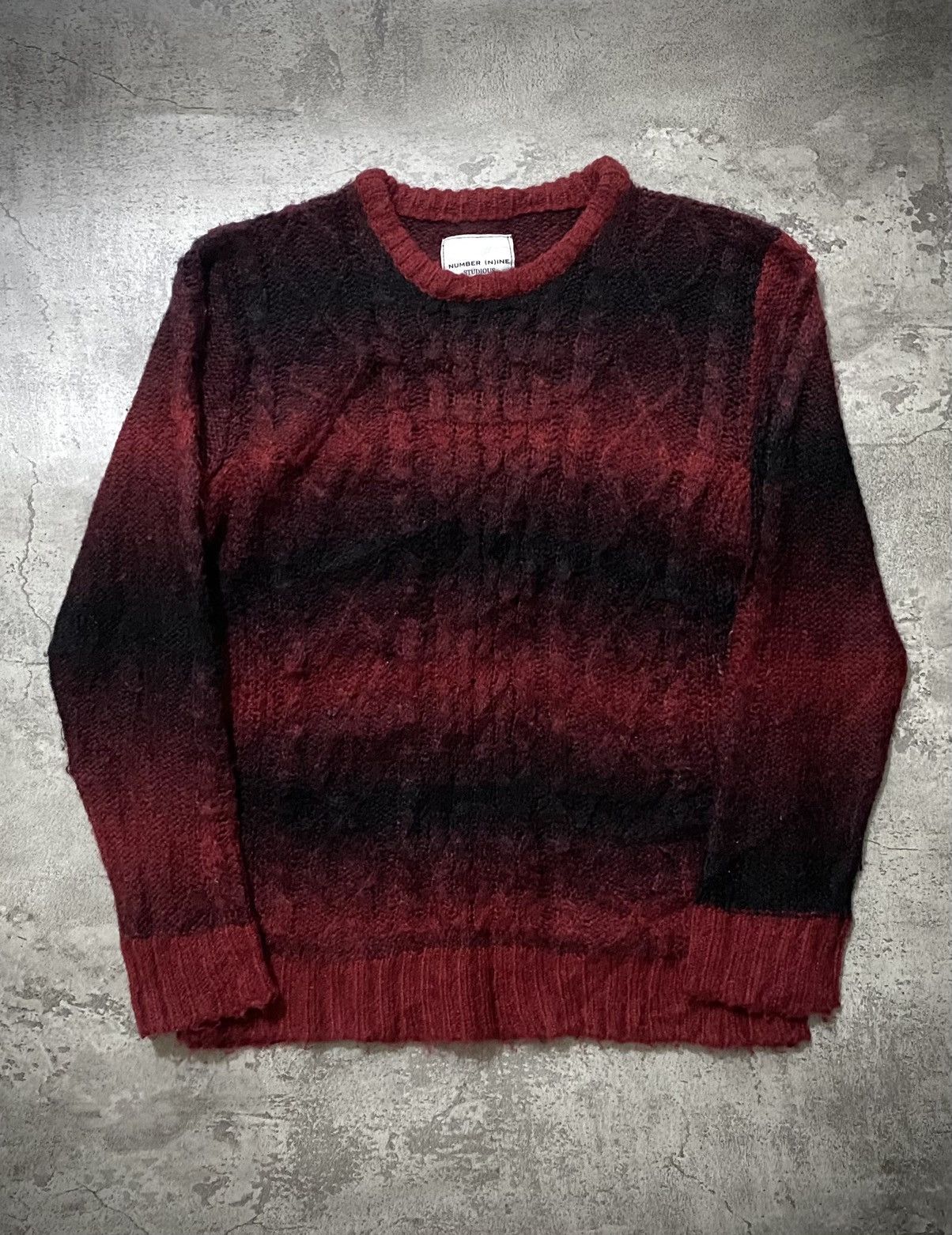 Number (N)ine Number (N)ine Studious "Kurt cobain style" knitwear Size US L / EU 52-54 / 3 - 1 Thumbnail